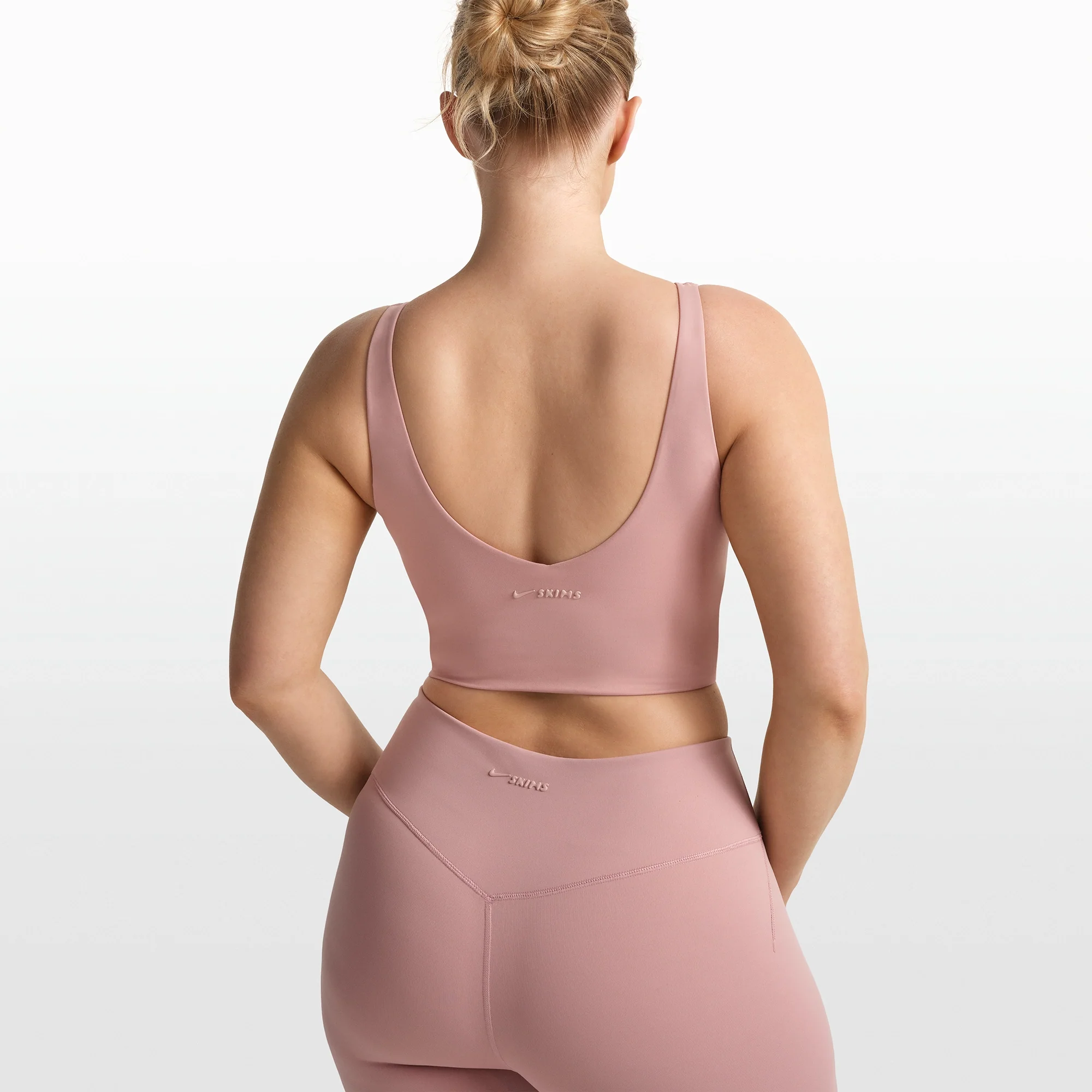 NikeSKIMS MATTE V-NECK BRA TOP | HIMALAYAN - Image 6
