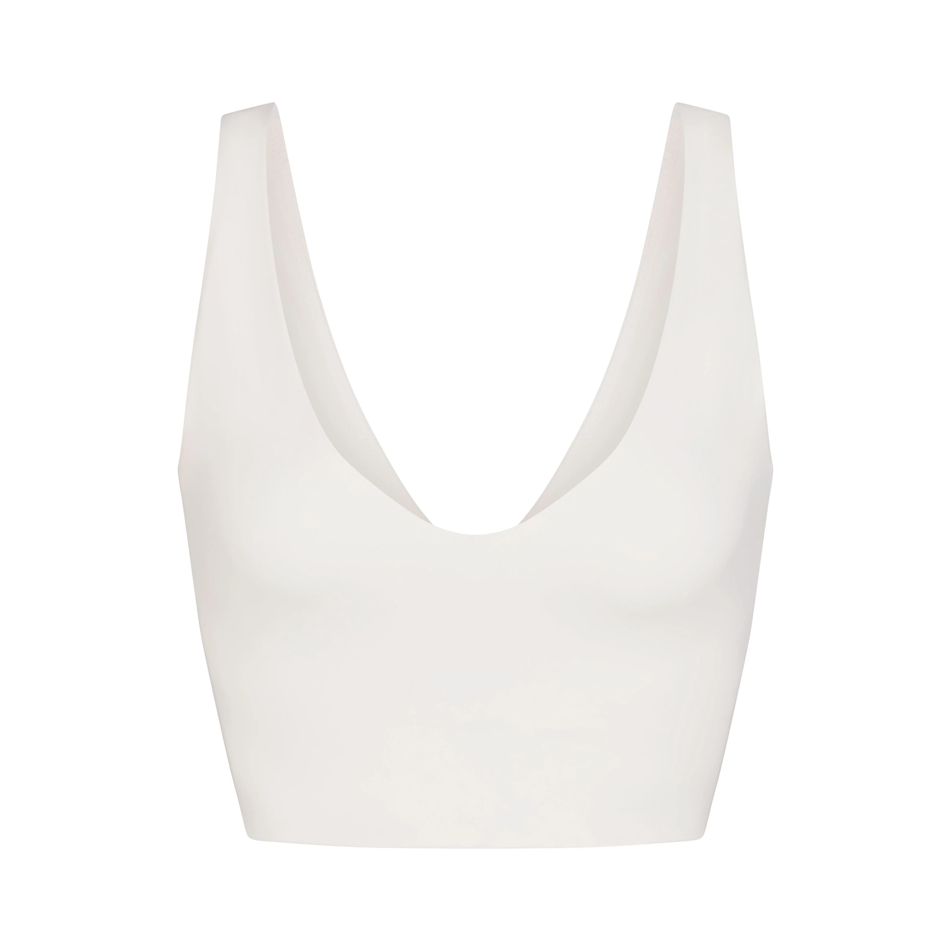 NikeSKIMS MATTE V-NECK BRA TOP | IVORY