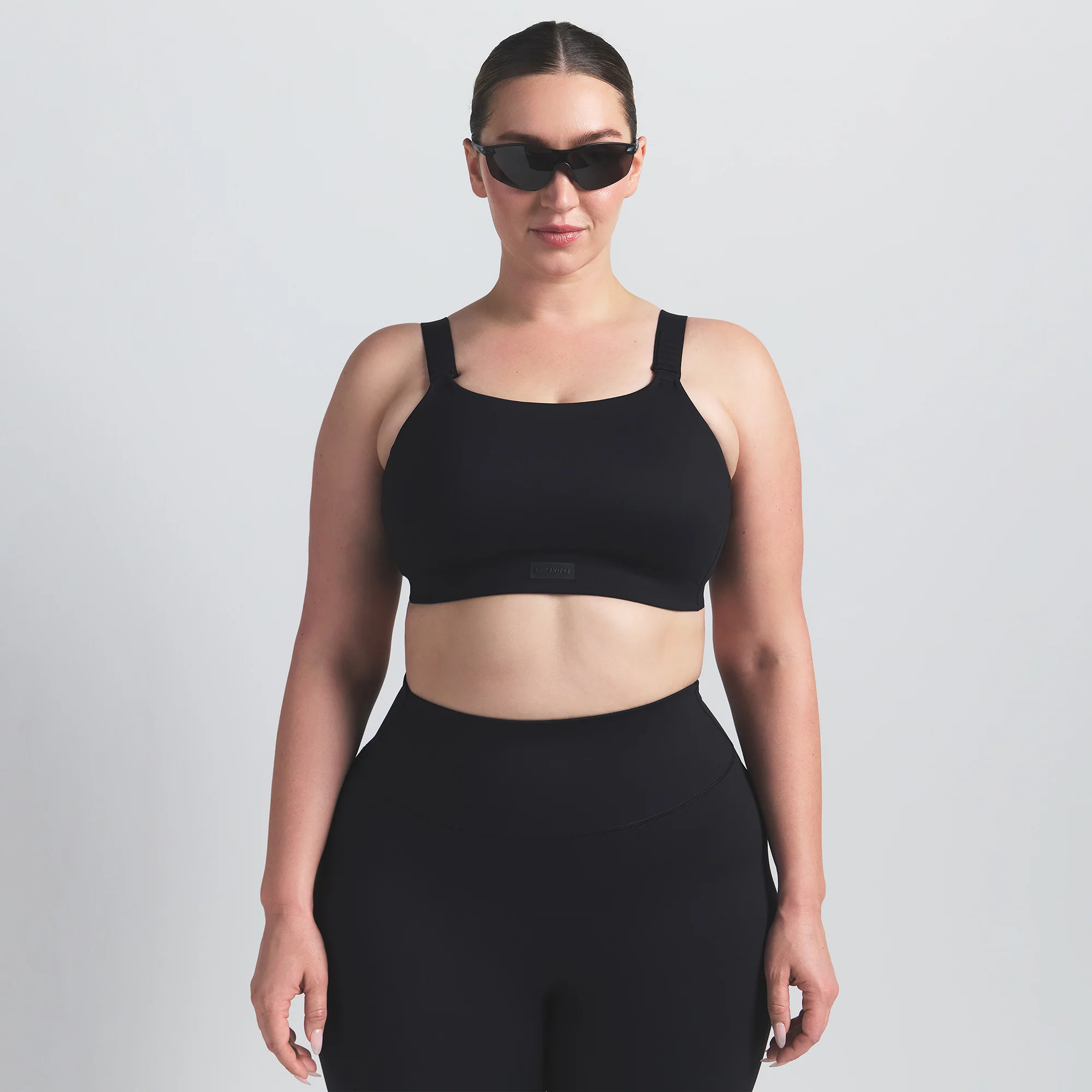 NikeSKIMS MATTE WIDE STRAP BRA | OBSIDIAN - Image 6
