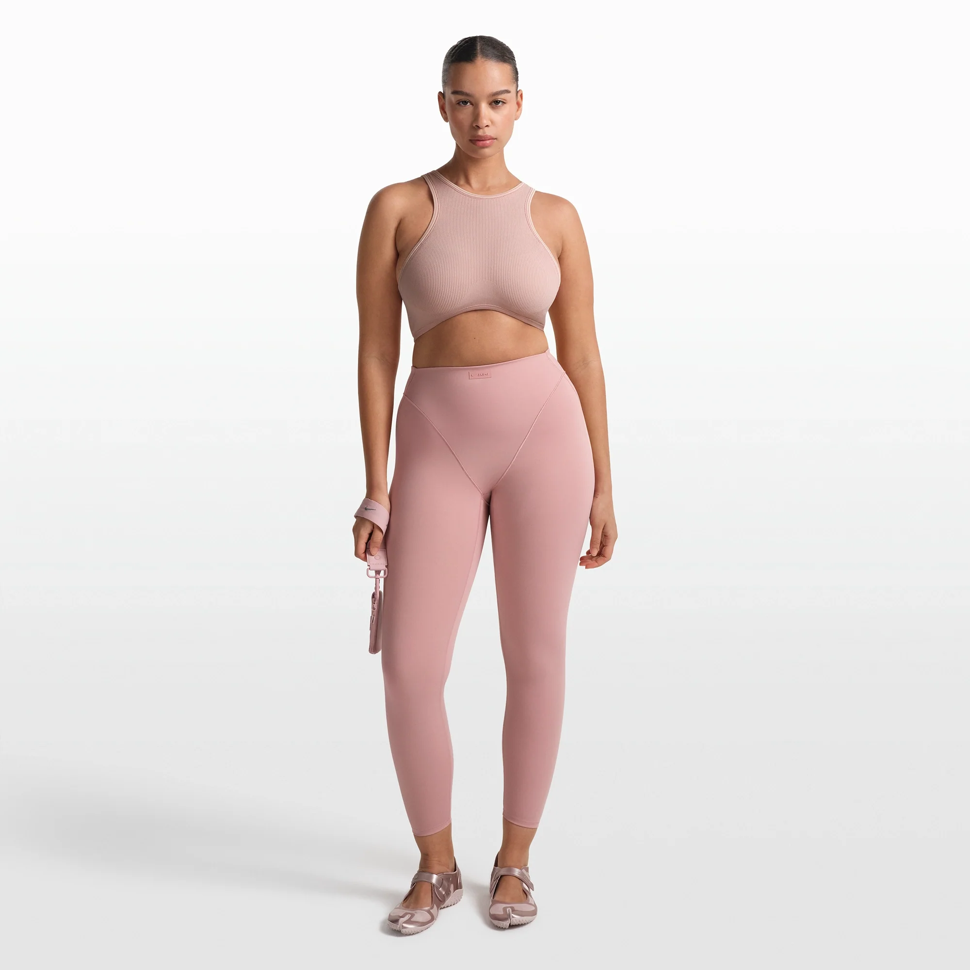 NikeSKIMS RIBBED SEAMLESS RACER FRONT BRA | HIMALAYAN - Image 2
