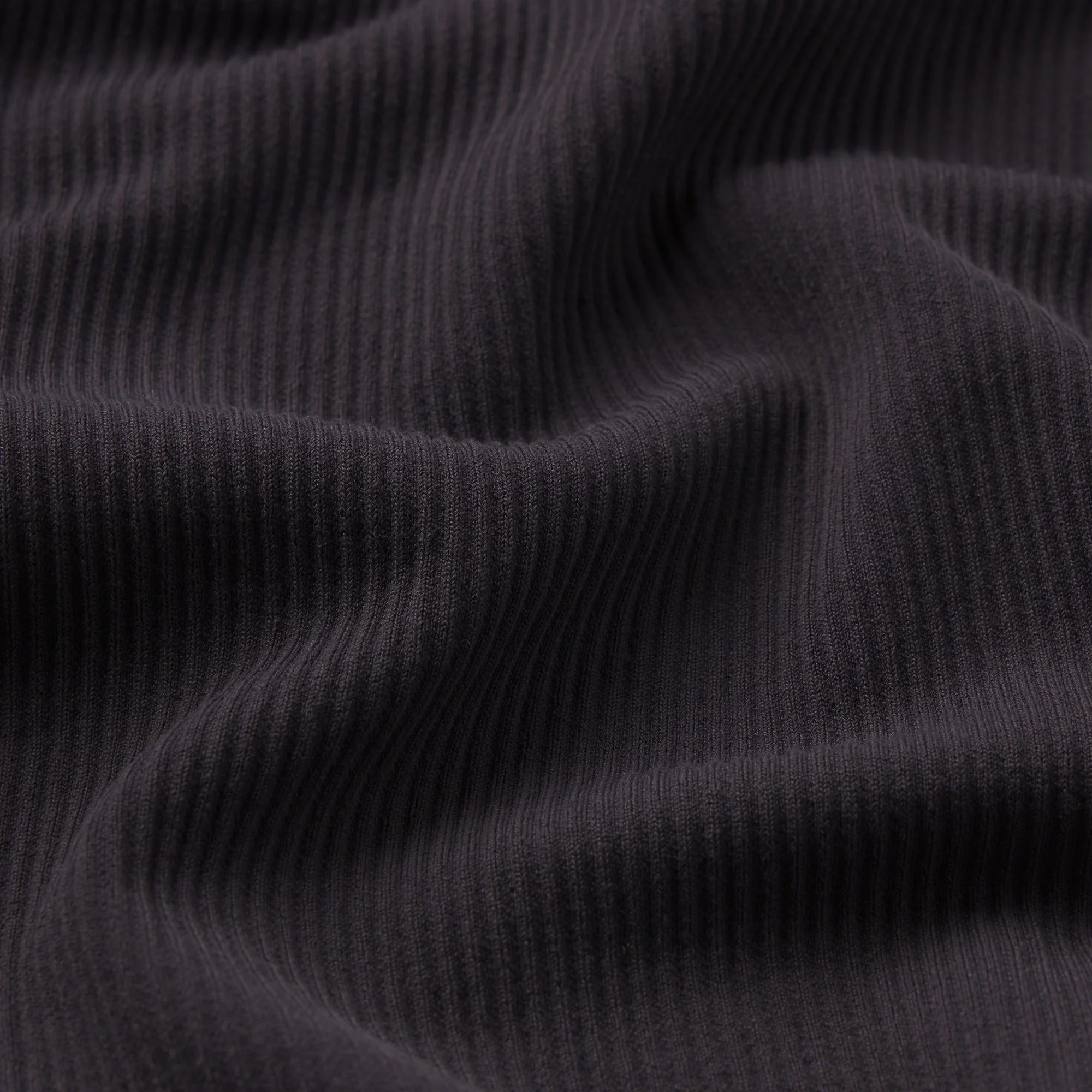 NikeSKIMS RIBBED SEAMLESS ZIP UP CROP JACKET | OBSIDIAN - Image 9