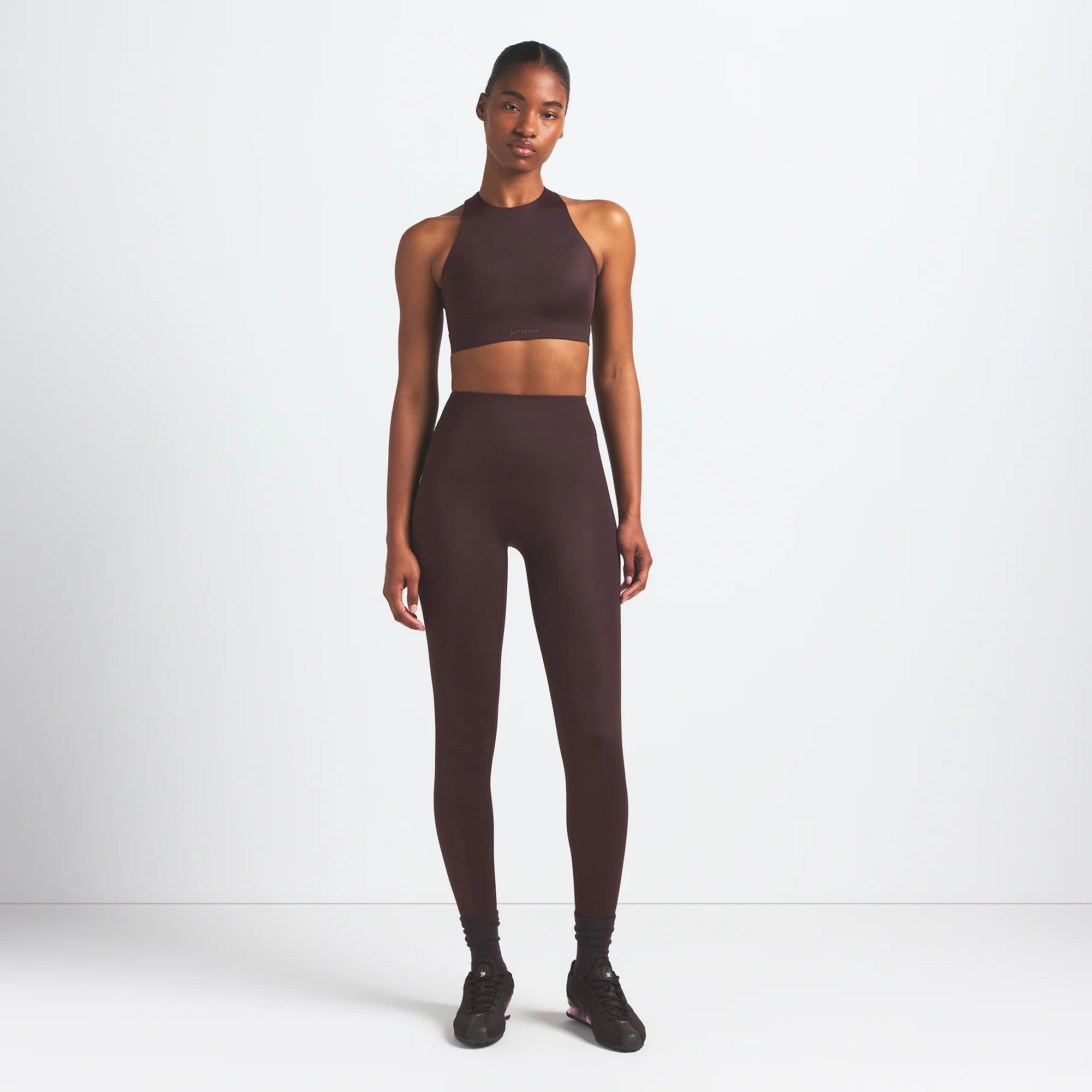 NikeSKIMS SHINE HIGH NECK BRA | PHOENIX - Image 5