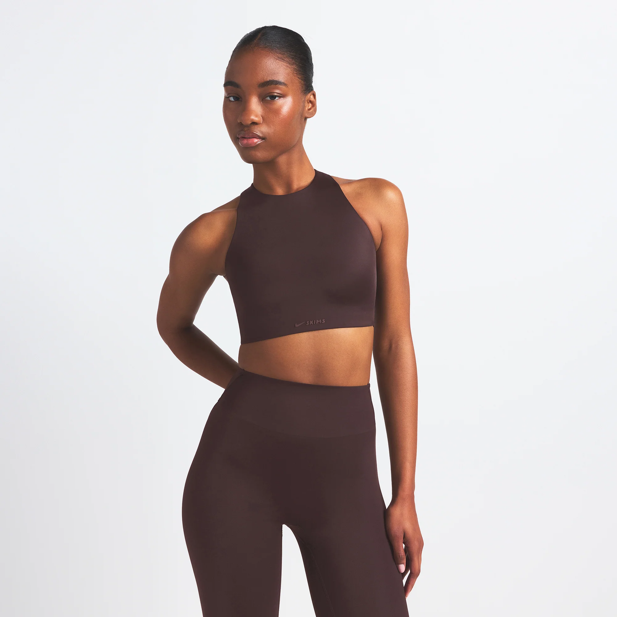 NikeSKIMS SHINE HIGH NECK BRA | PHOENIX - Image 7