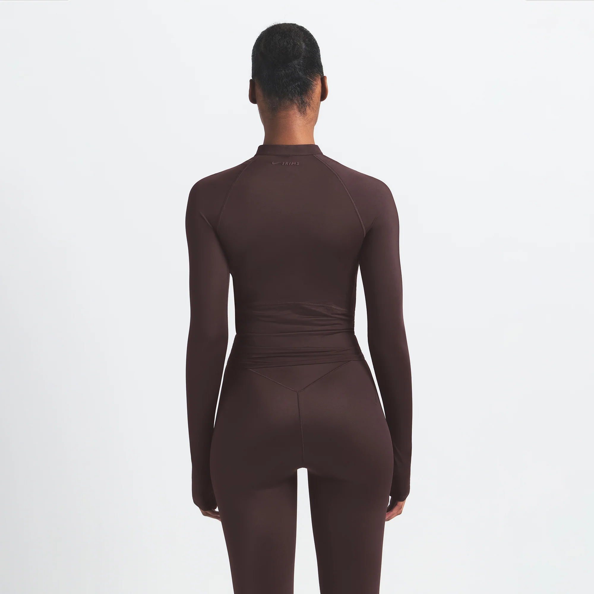 NikeSKIMS SHINE LONG SLEEVE HALF ZIP | PHOENIX - Image 4