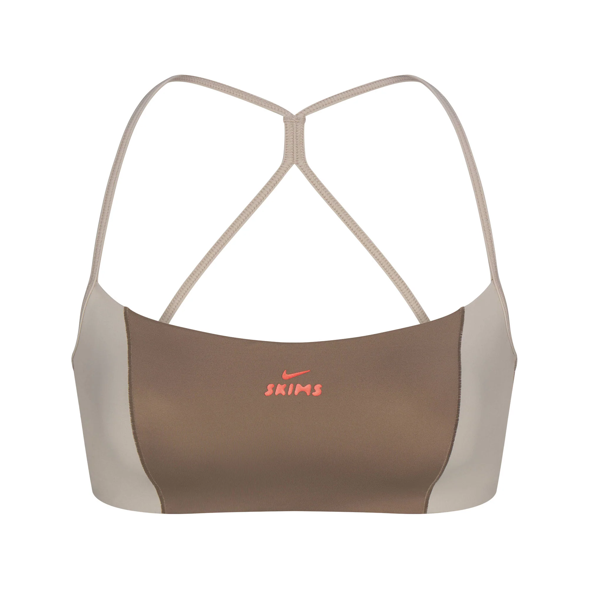 NikeSKIMS SHINE MICRO SCOOP BRA | TRUFFLE AND STONE