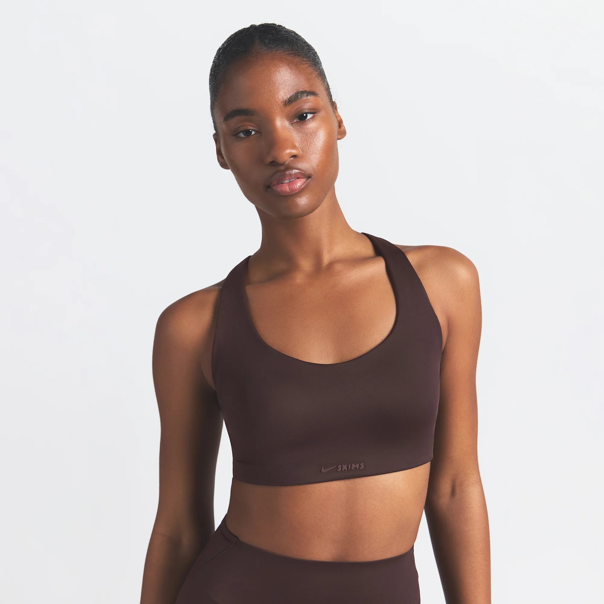 NikeSKIMS SHINE RACER BACK BRA | PHOENIX - Image 3