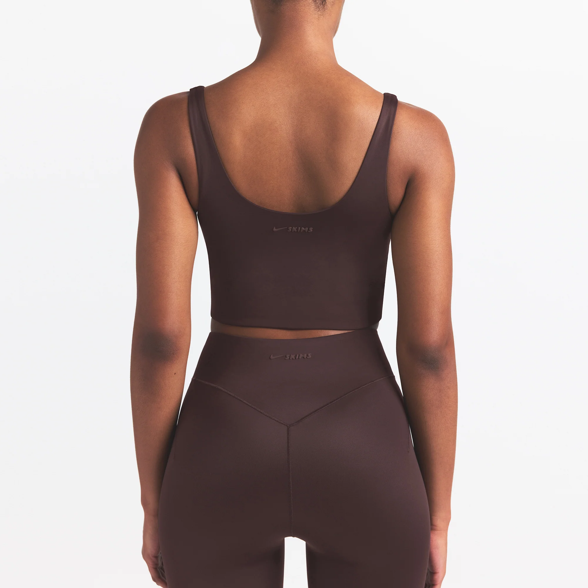 NikeSKIMS SHINE SCOOP NECK BRA TOP | PHOENIX - Image 4