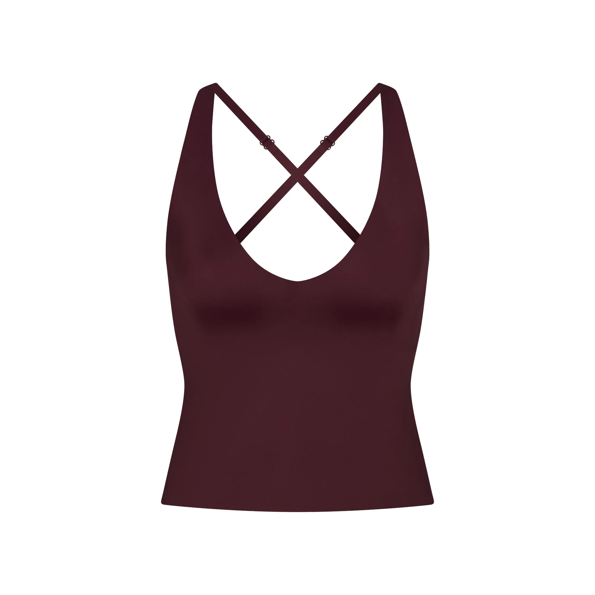 NikeSKIMS SHINE V-NECK TANK | CURRANT