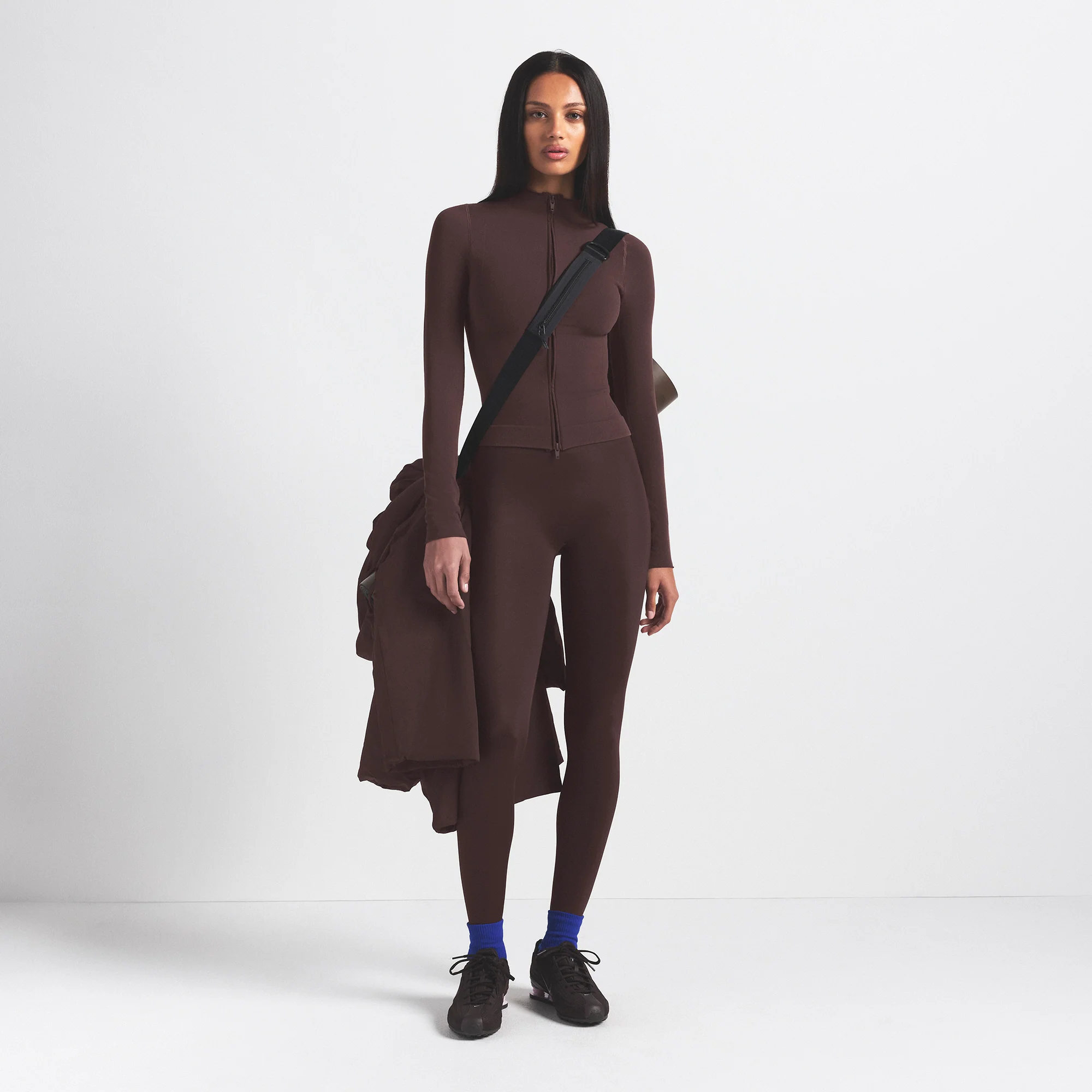 NikeSKIMS VINTAGE SEAMLESS FULL ZIP JACKET | PHOENIX - Image 6