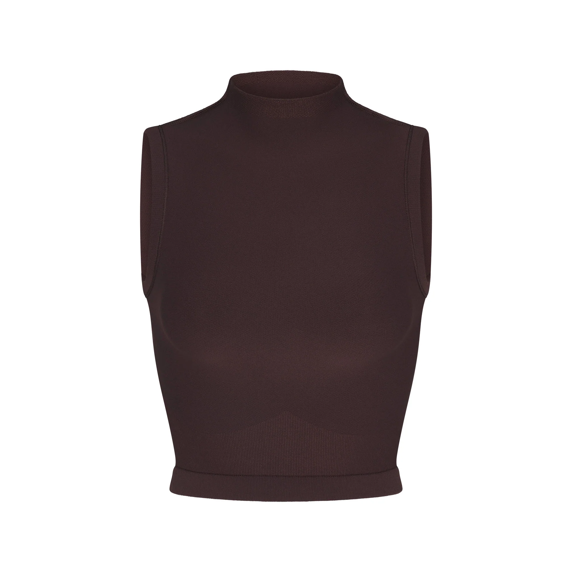 NikeSKIMS VINTAGE SEAMLESS MOCK NECK BRA TOP | PHOENIX - Image 14
