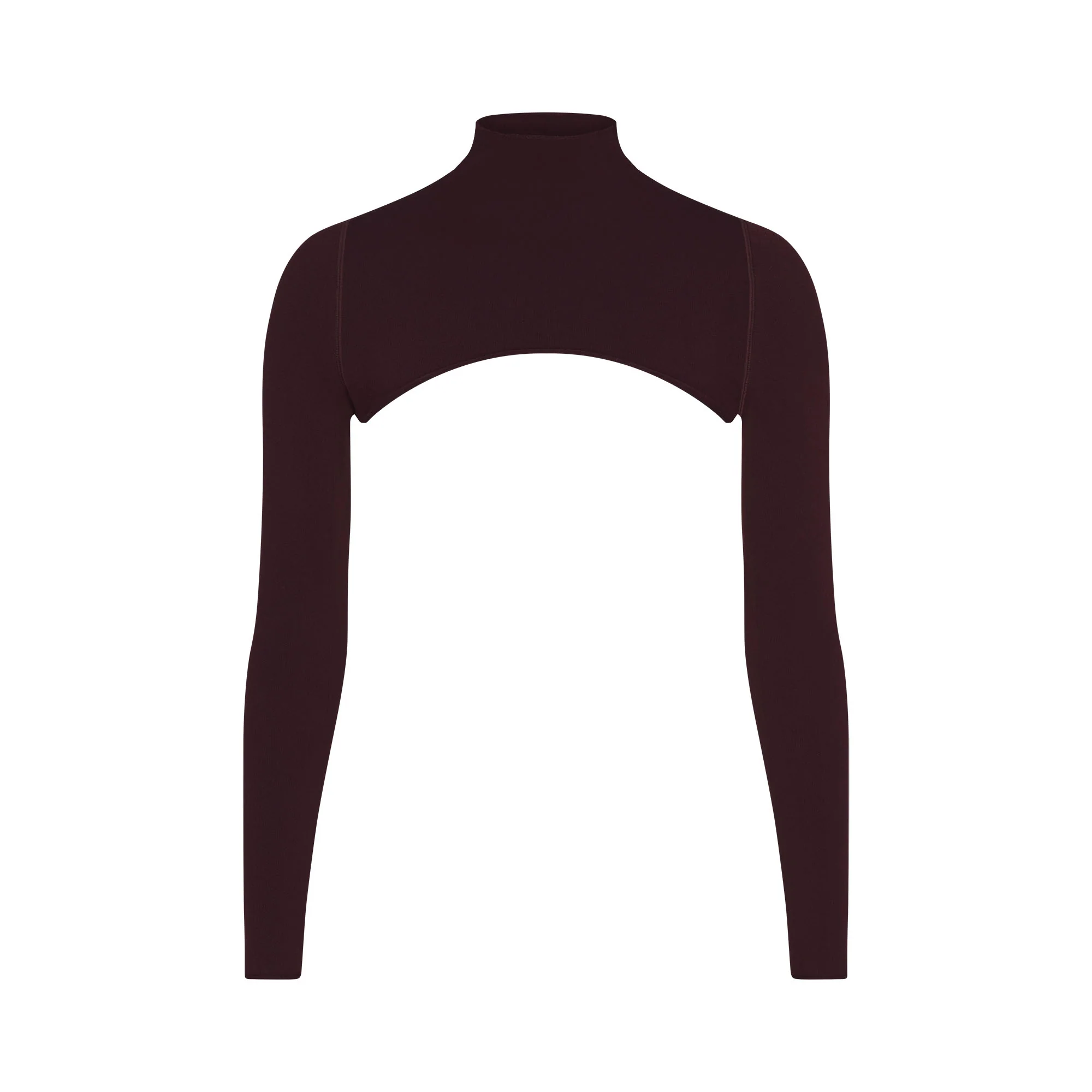 NikeSKIMS VINTAGE SEAMLESS SHRUG | CURRANT