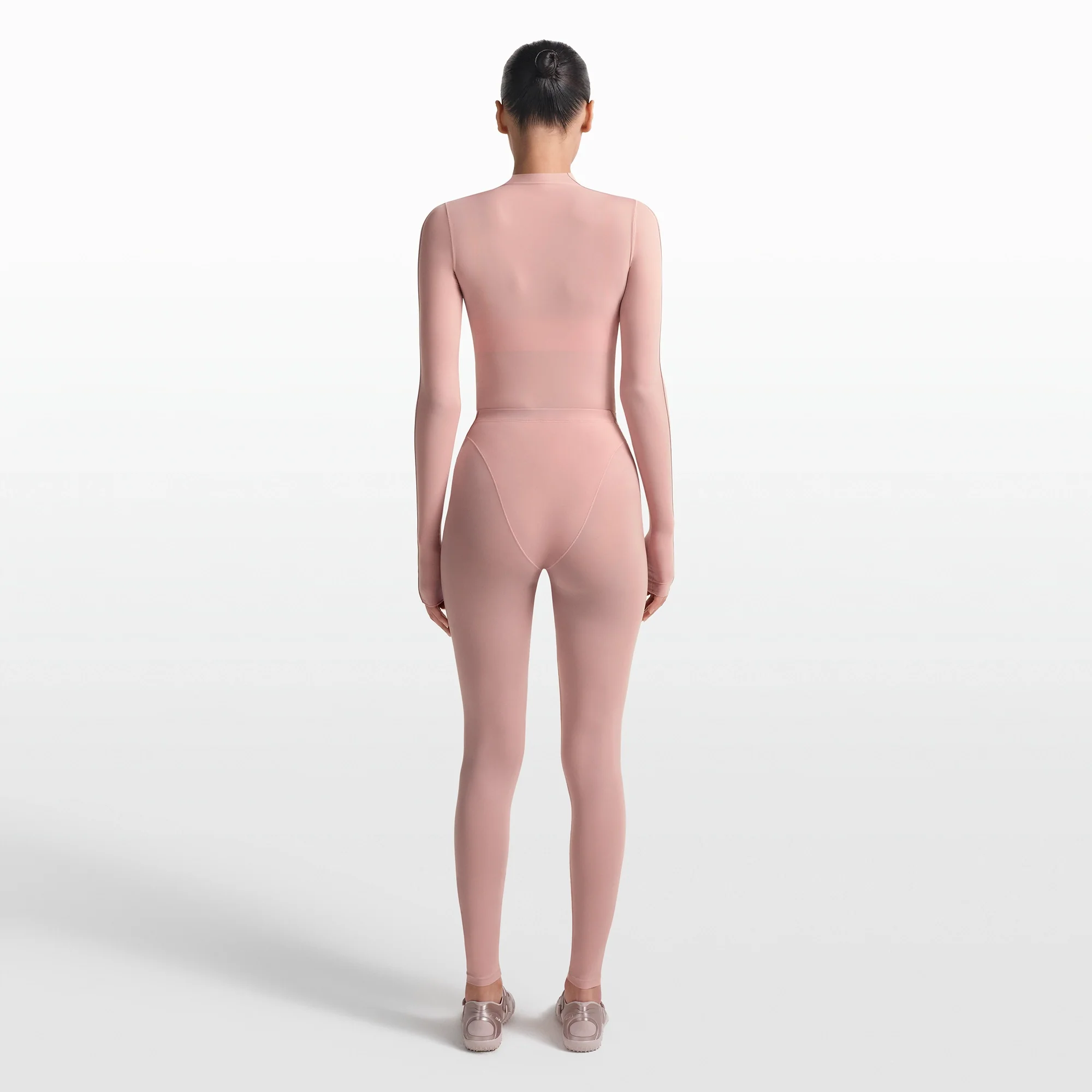 NikeSKIMS WEIGHTLESS LAYERS MOCK NECK LONG SLEEVE TOP | HIMALAYAN - Image 5