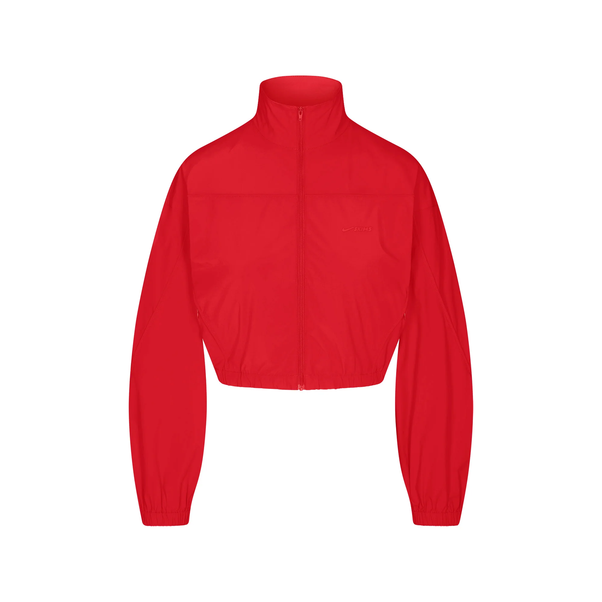 NikeSKIMS WOVEN NYLON CROP JACKET | RUBY