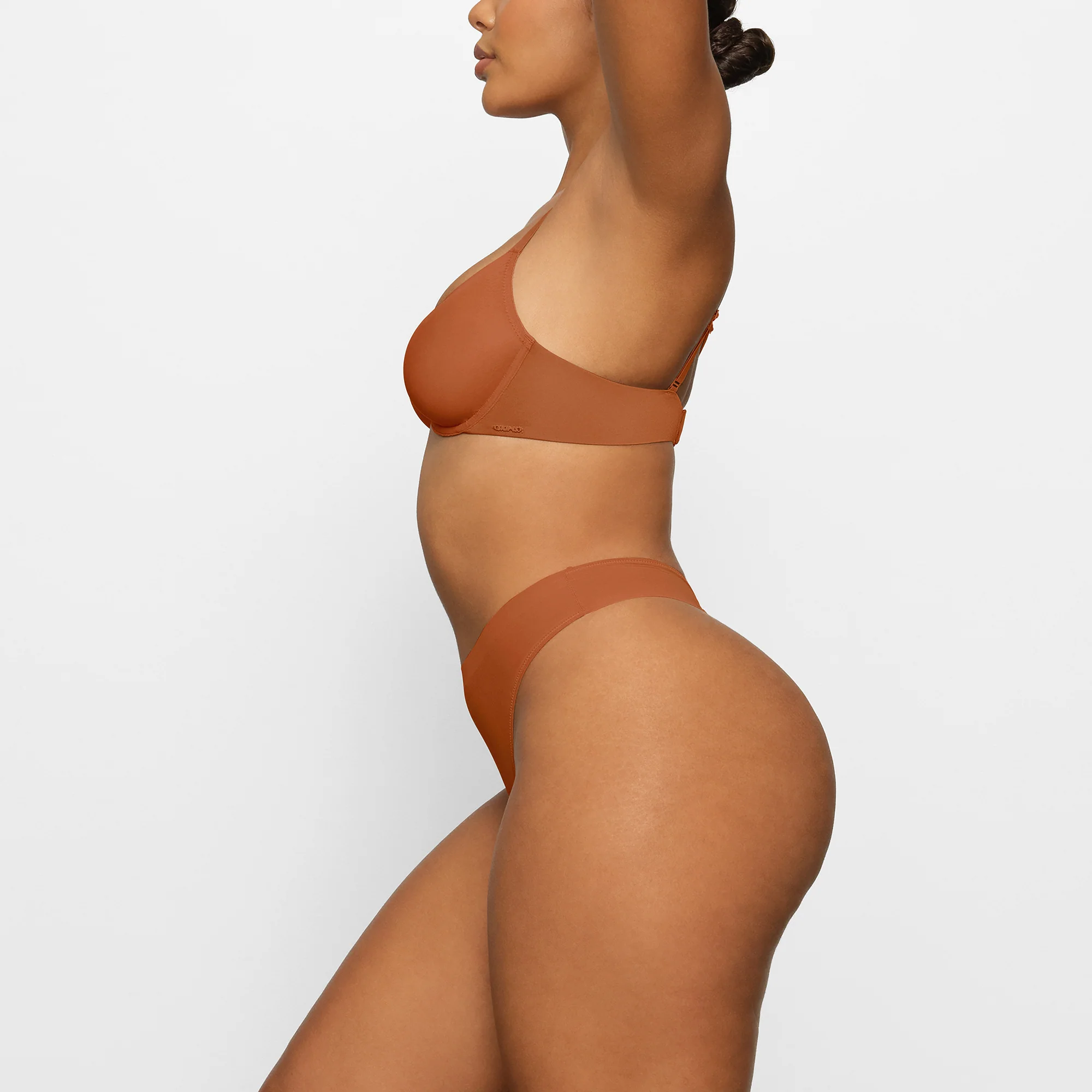 NO SHOW UNLINED DEMI BRA | BRONZE - Image 3