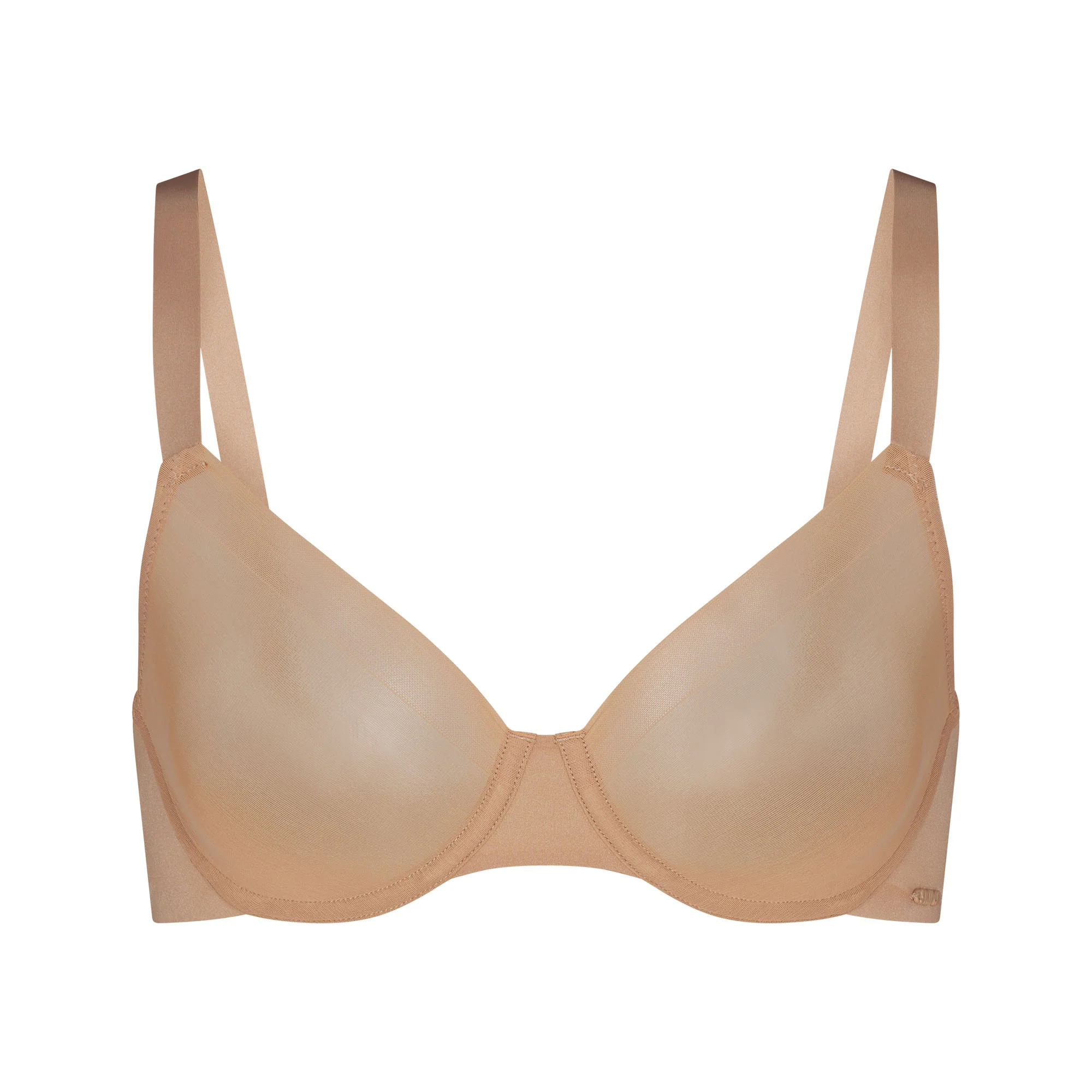 NO SHOW UNLINED DEMI BRA | CLAY