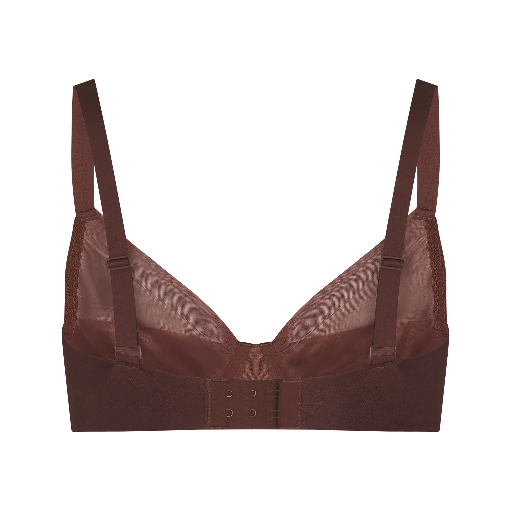 NO SHOW UNLINED DEMI BRA | COCOA - Image 5