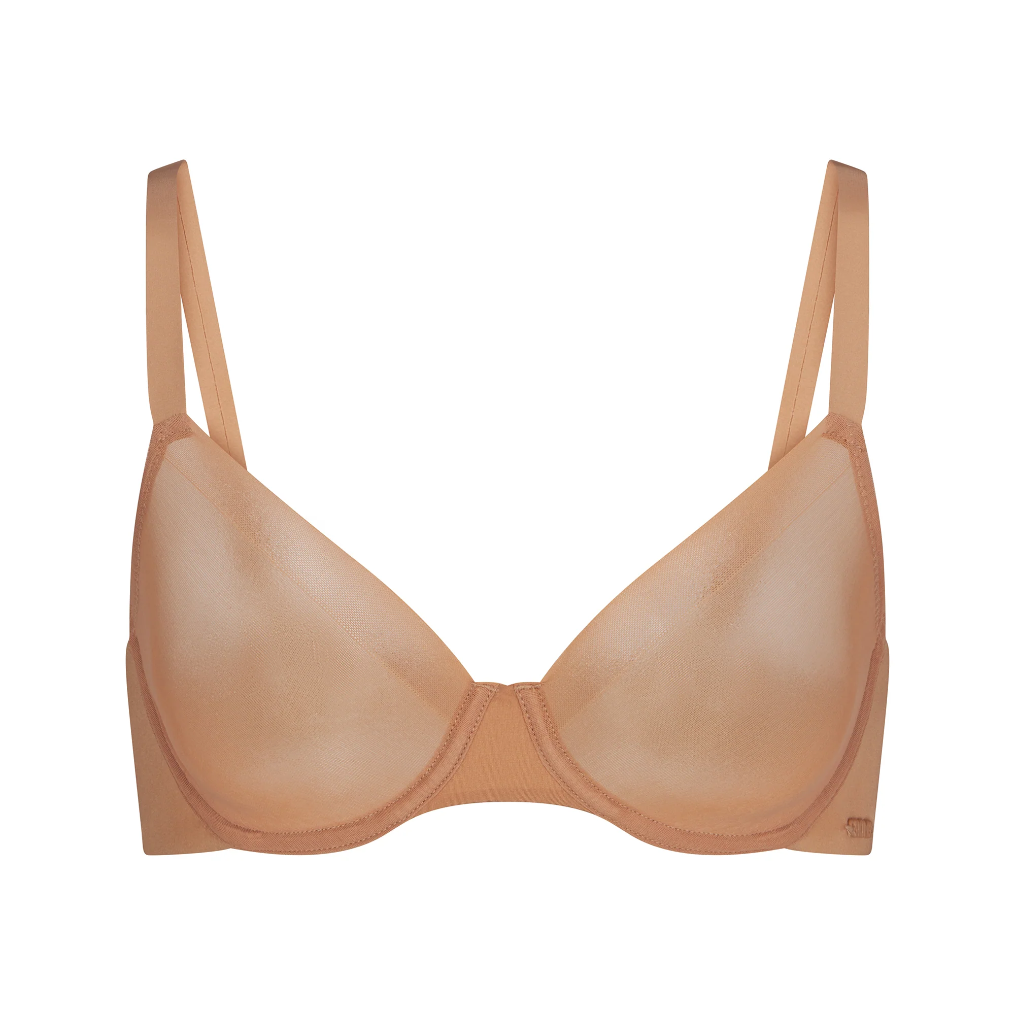 NO SHOW UNLINED DEMI BRA | OCHRE