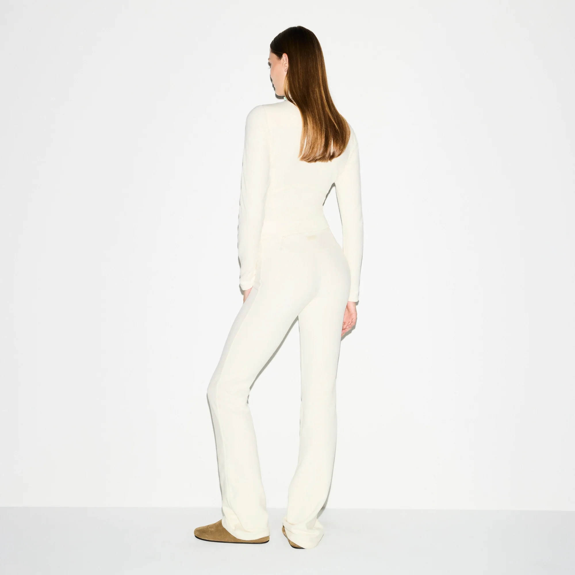 OUTDOOR FLEECE PANT | ECRU - Image 4