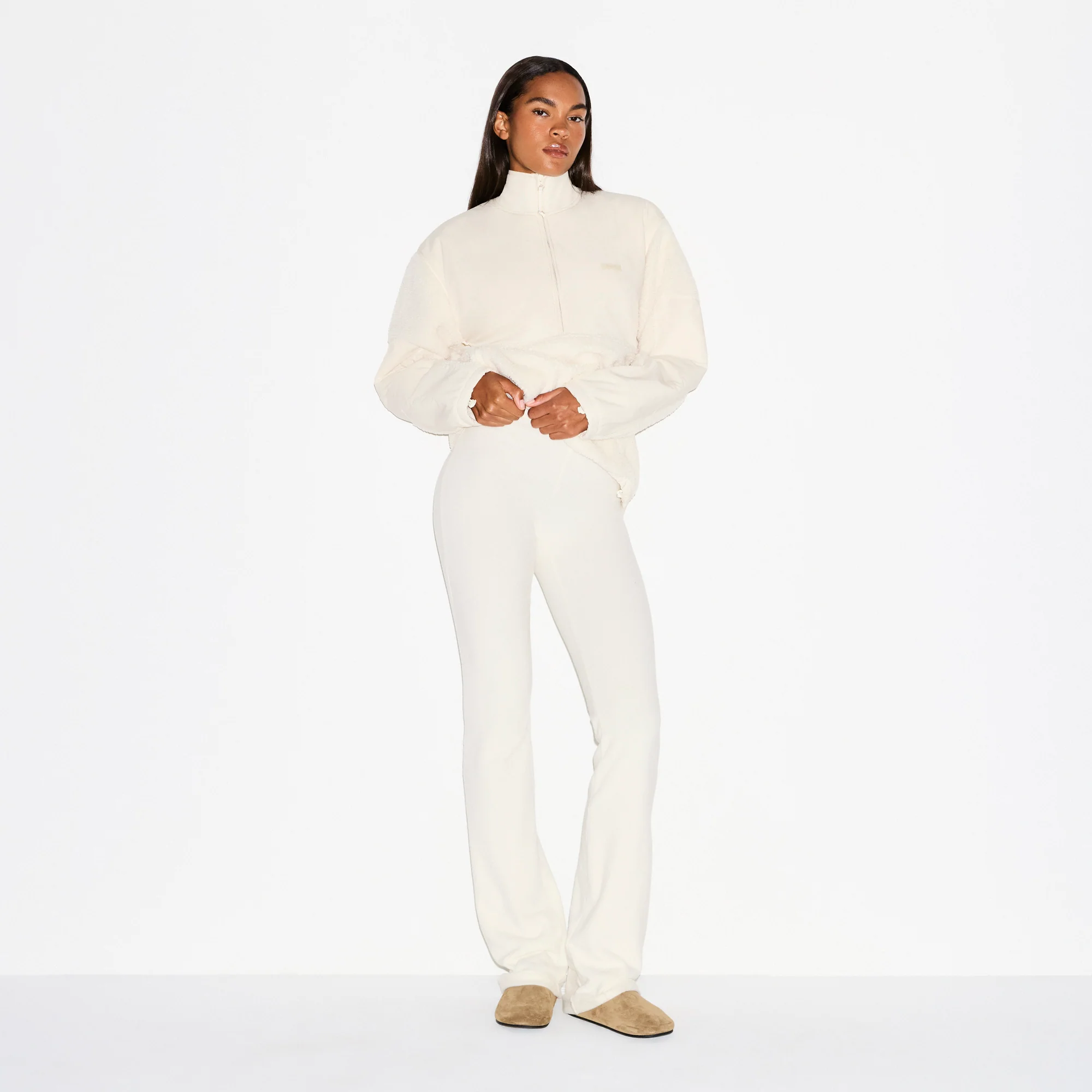 OUTDOOR FLEECE PANT | ECRU - Image 6