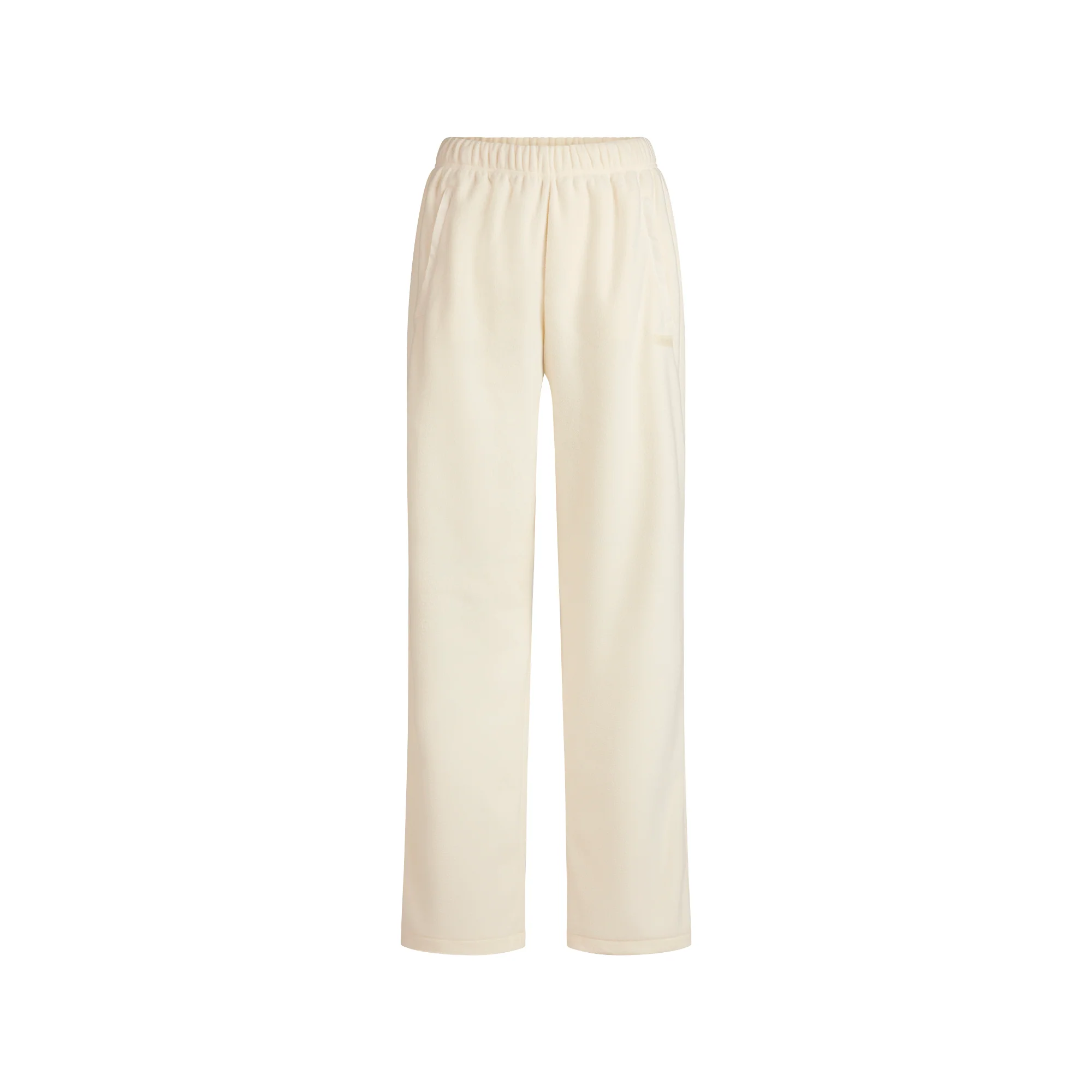 OUTDOOR FLEECE STRAIGHT LEG PANT | ECRU