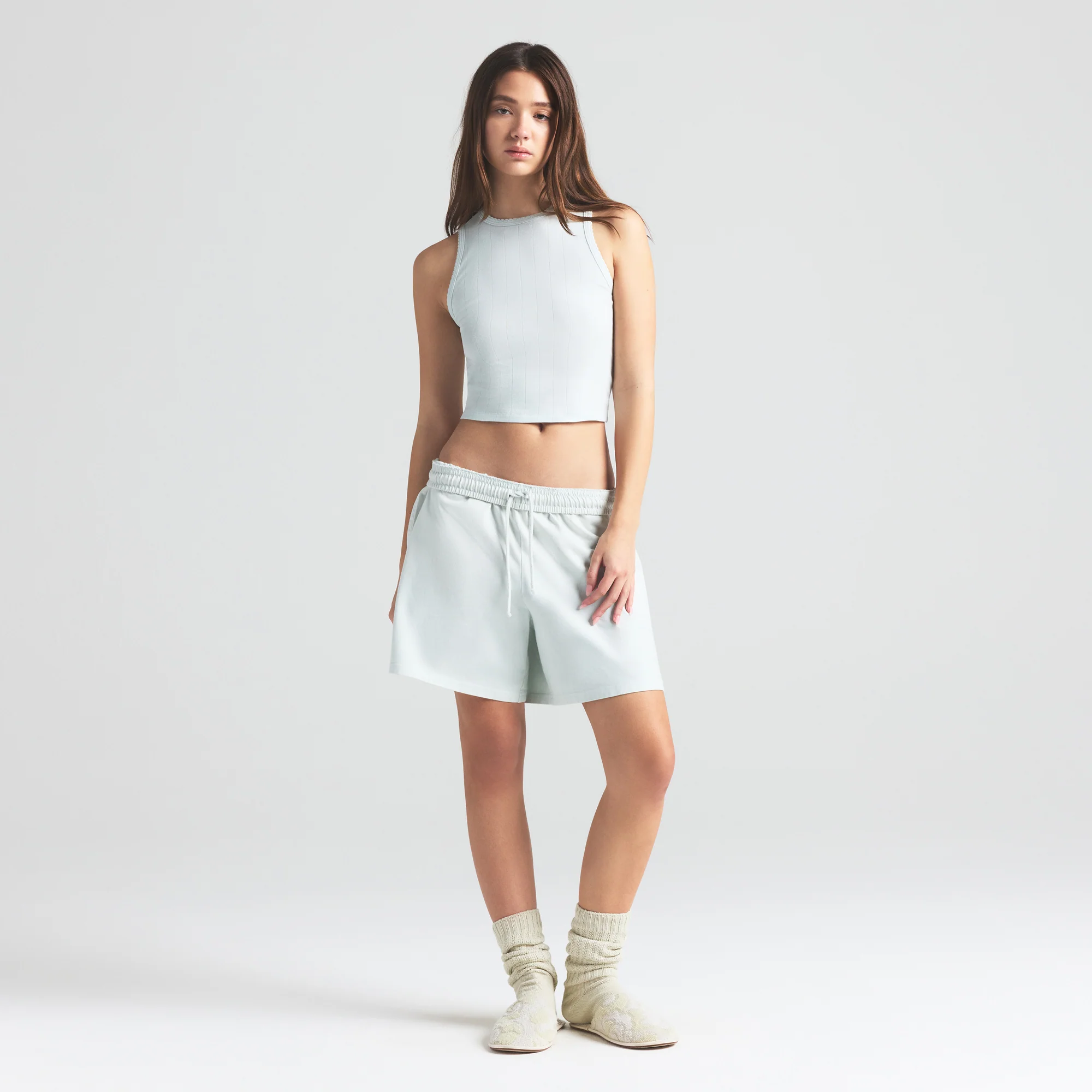 OUTDOOR HEAVY JERSEY LONG SHORT | FROST - Image 3
