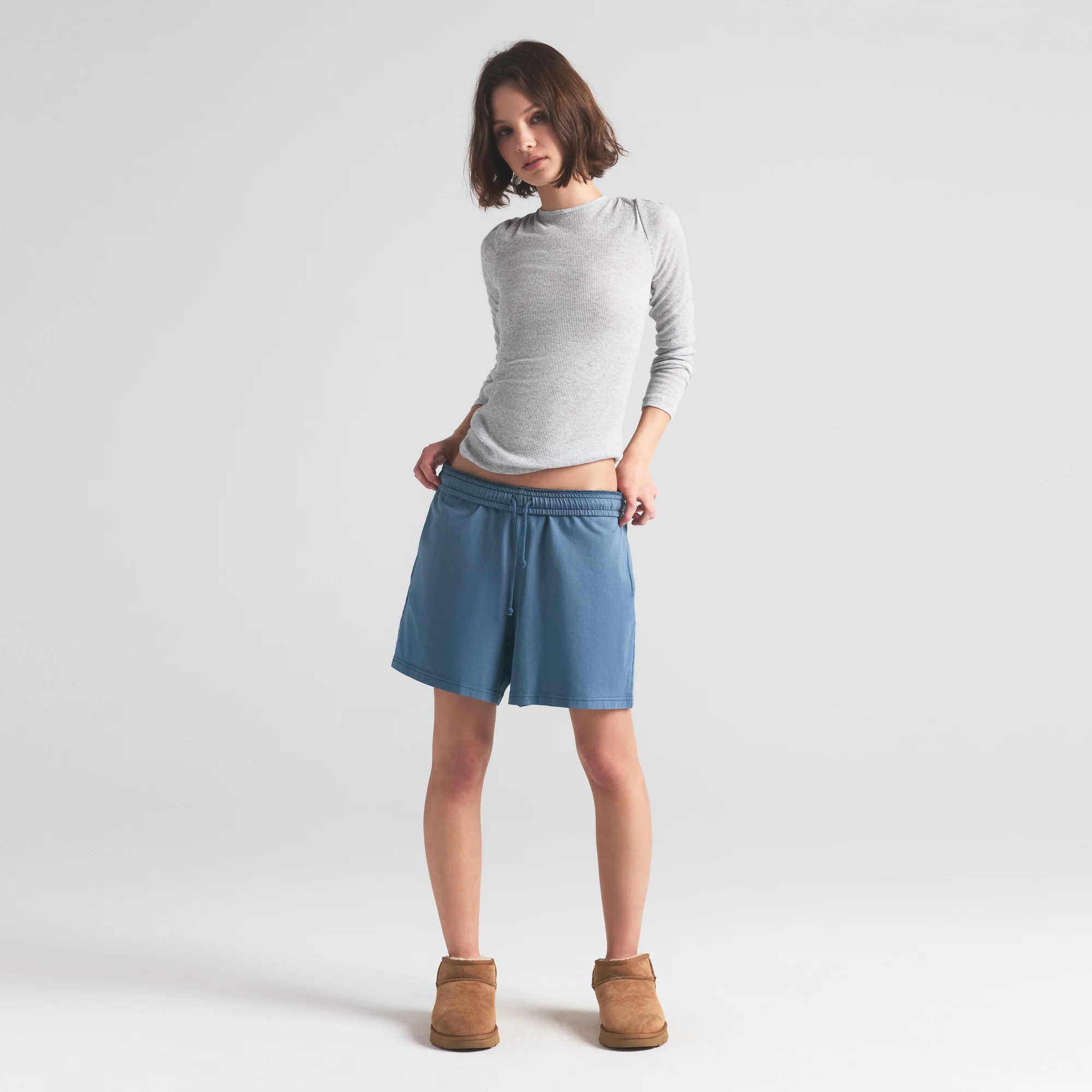 OUTDOOR HEAVY JERSEY LONG SHORT | HARBOR - Image 4