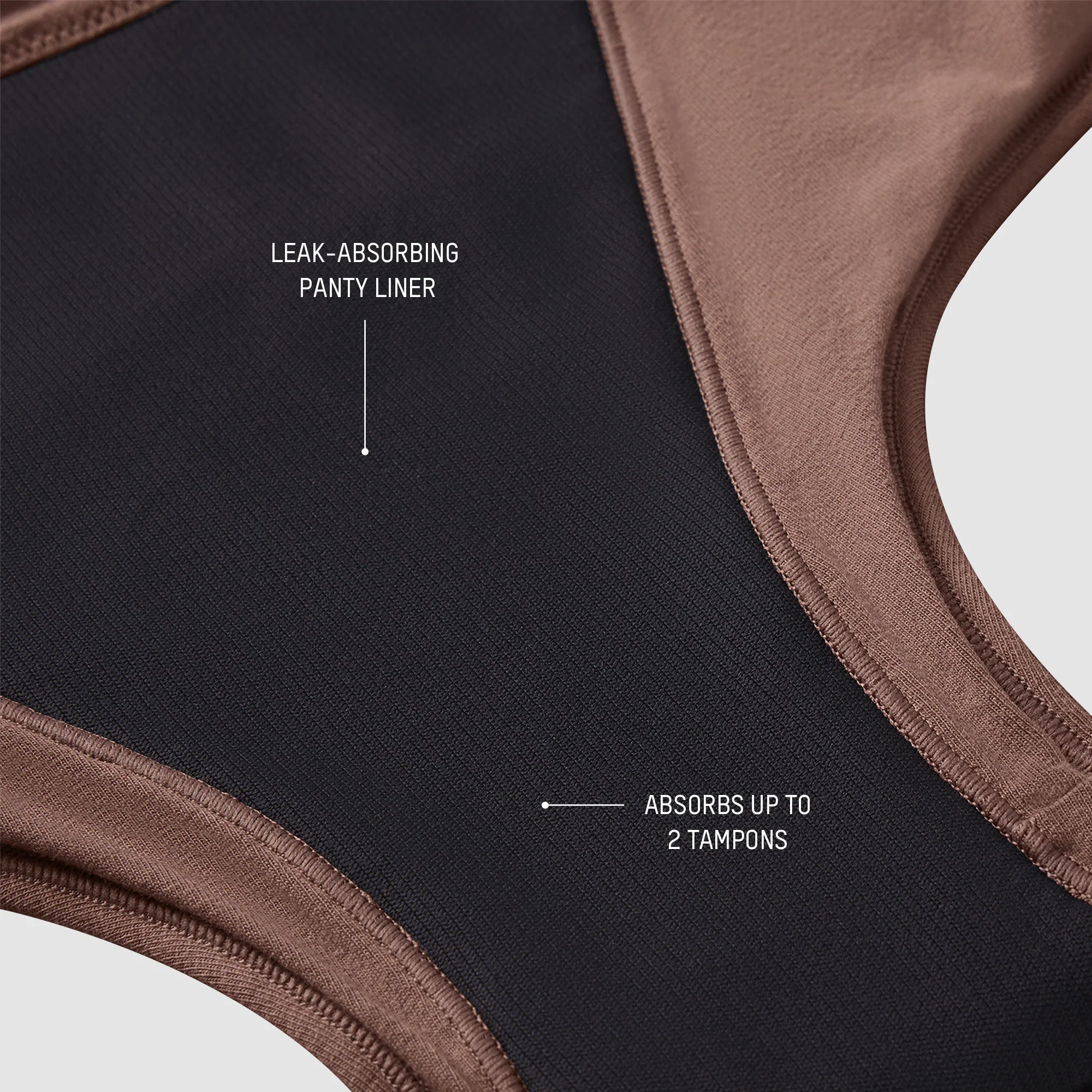 PERIOD PANTIES THONG | UMBER - Image 3