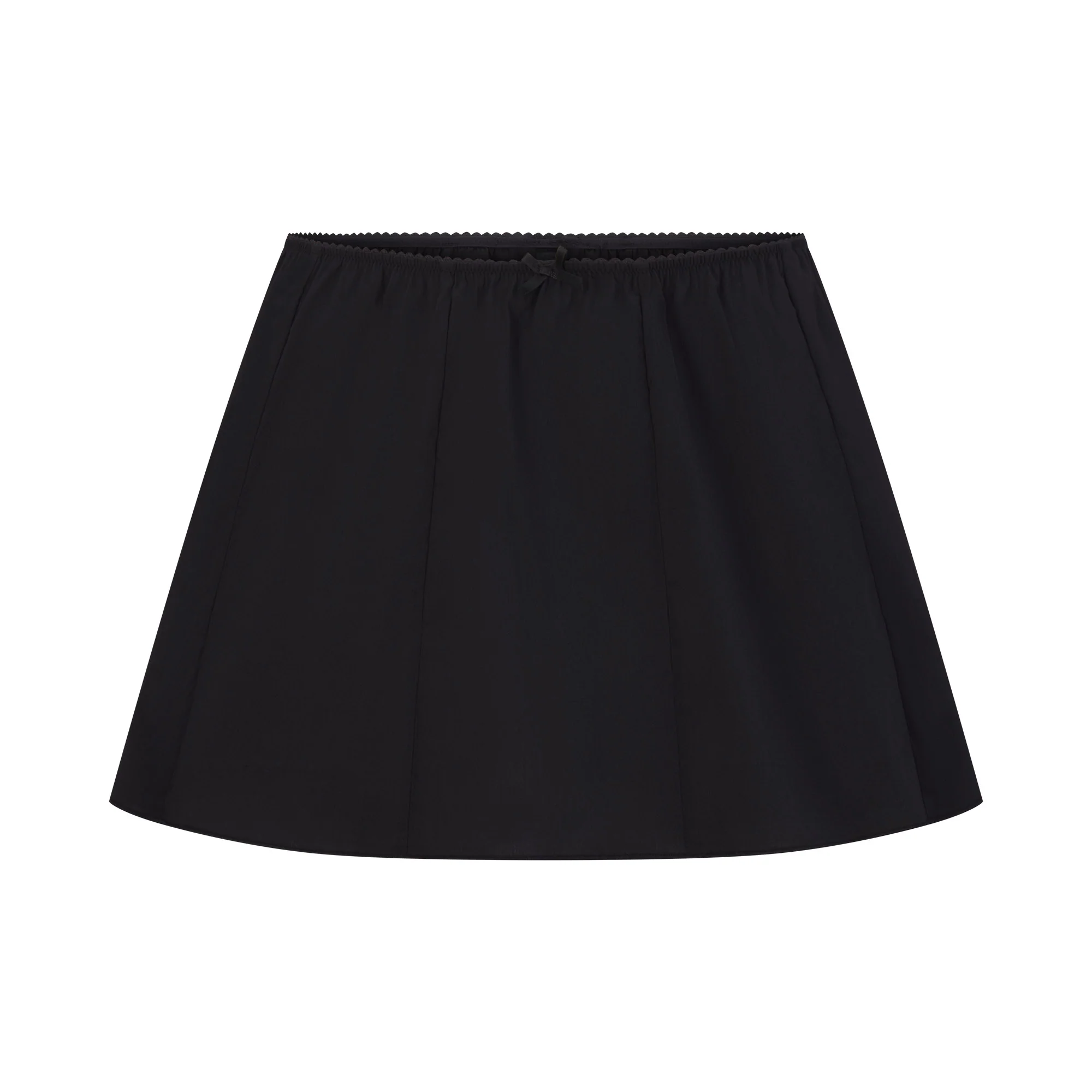 POPLIN APPAREL MINI SKIRT | ONYX