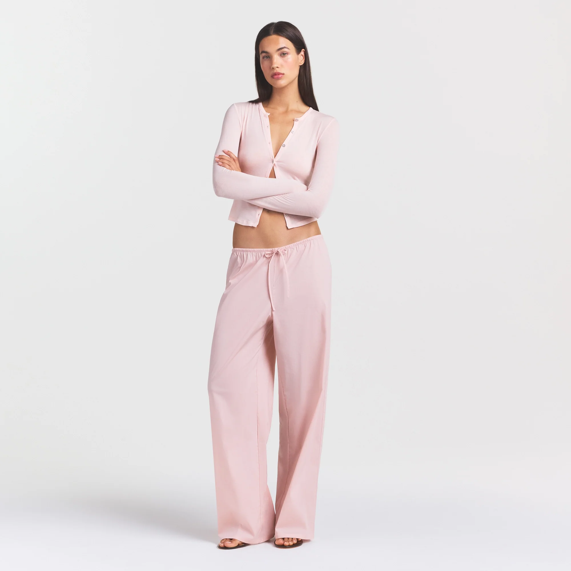 POPLIN APPAREL PANT | DUSTY PINK - Image 2
