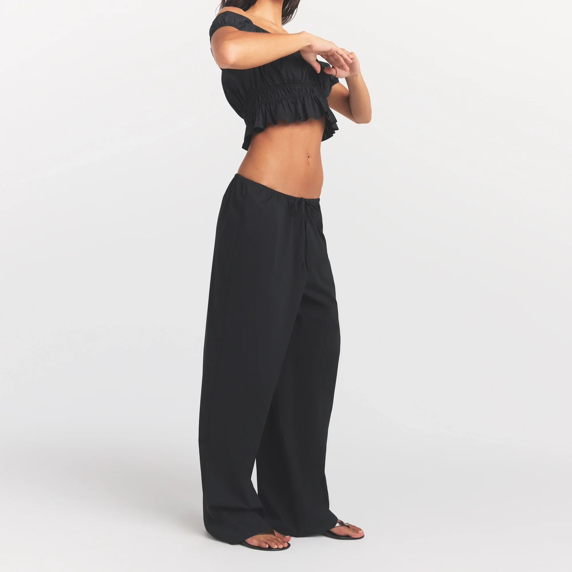 POPLIN APPAREL PANT | ONYX - Image 4