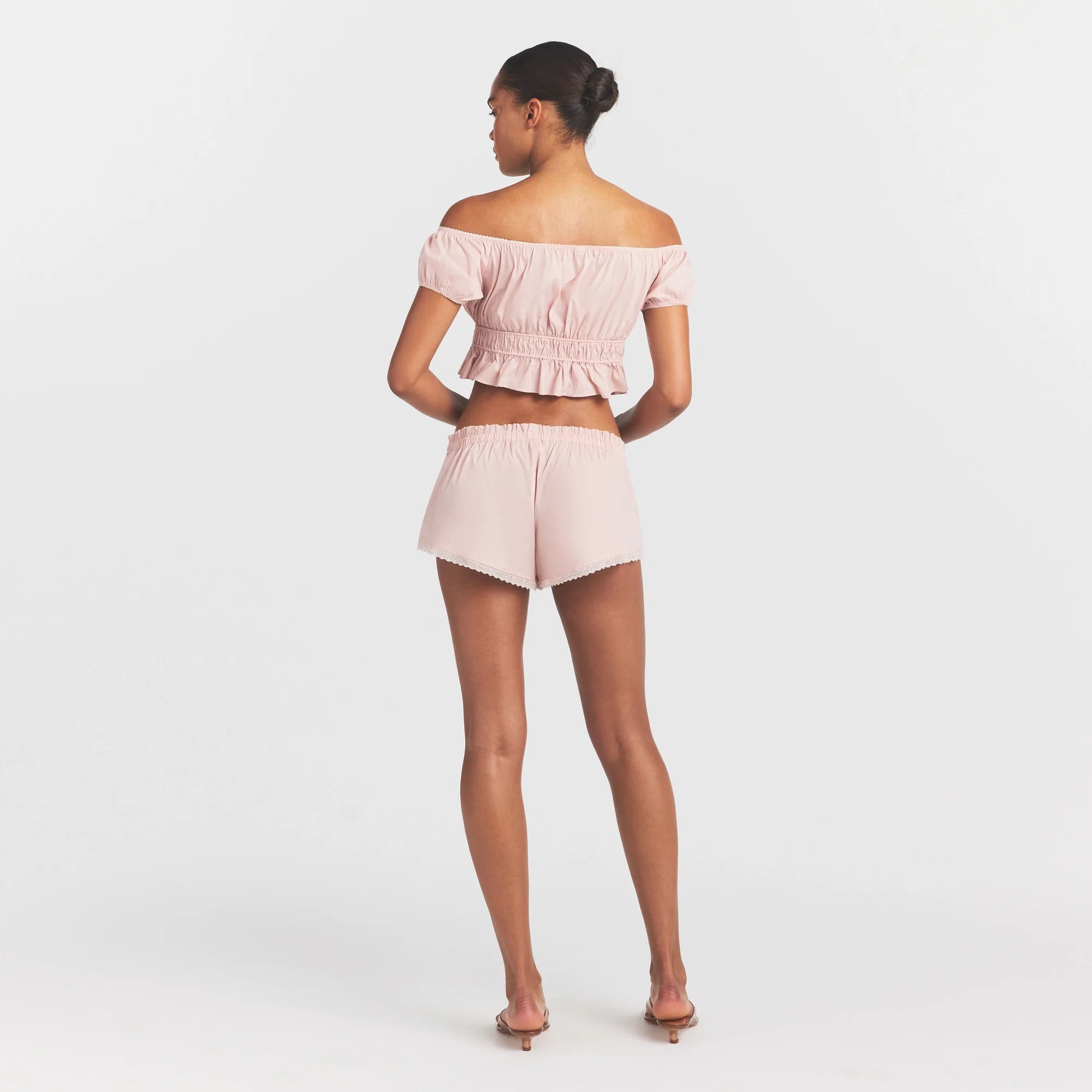 POPLIN APPAREL SHORT | DUSTY PINK - Image 5