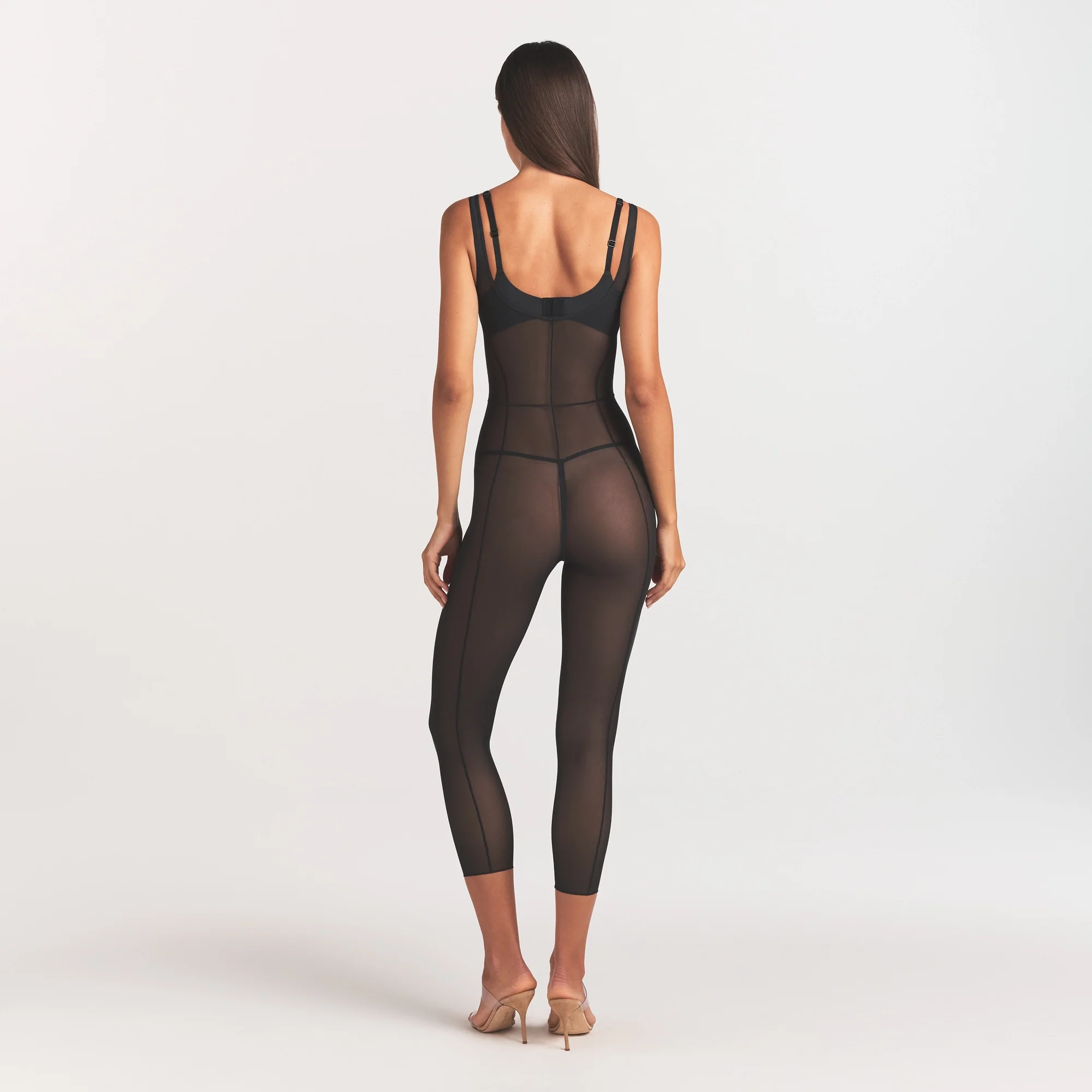 POWER MESH SHAPEWEAR CATSUIT | ONYX - Image 5