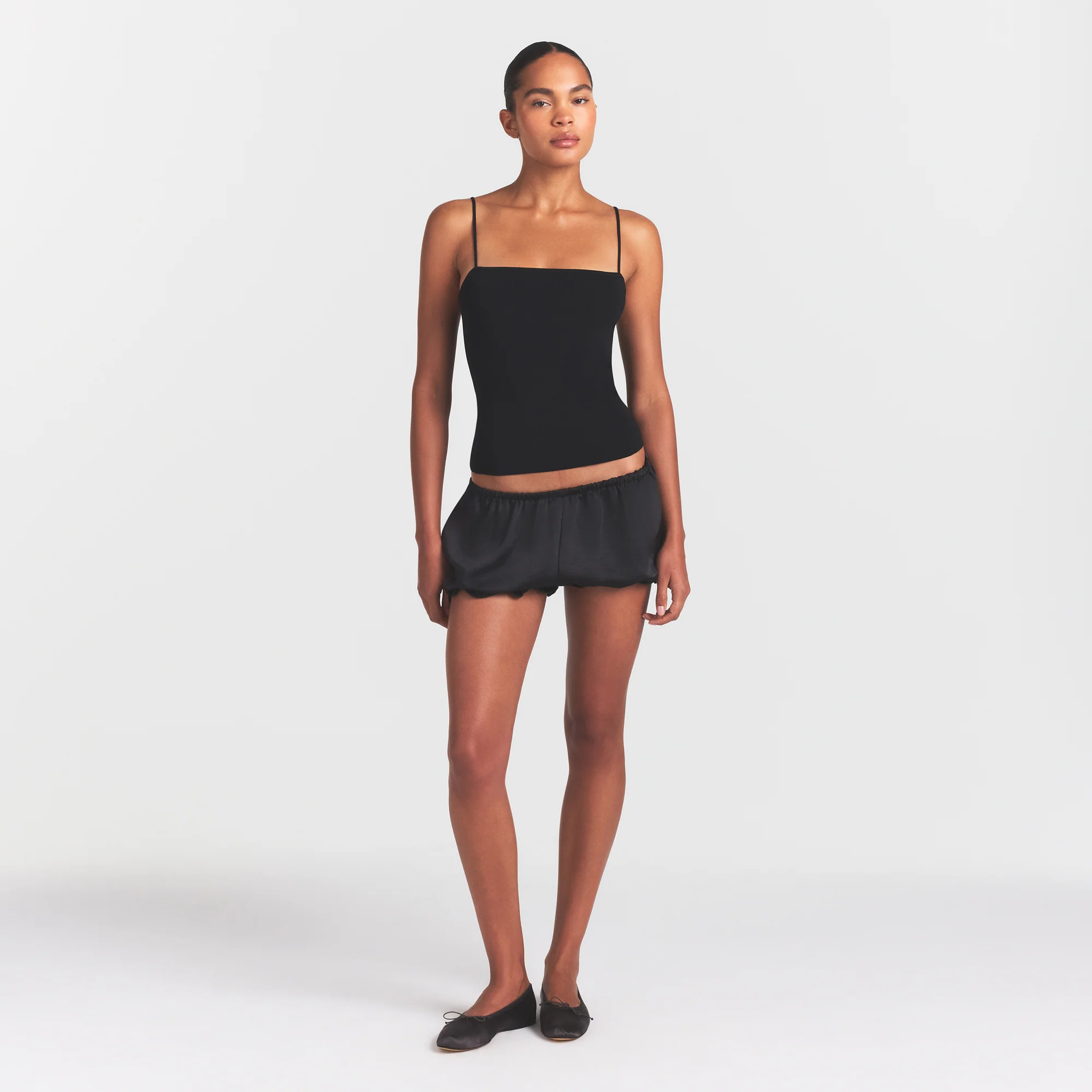 REFINED KNIT CAMI | OBSIDIAN - Image 2