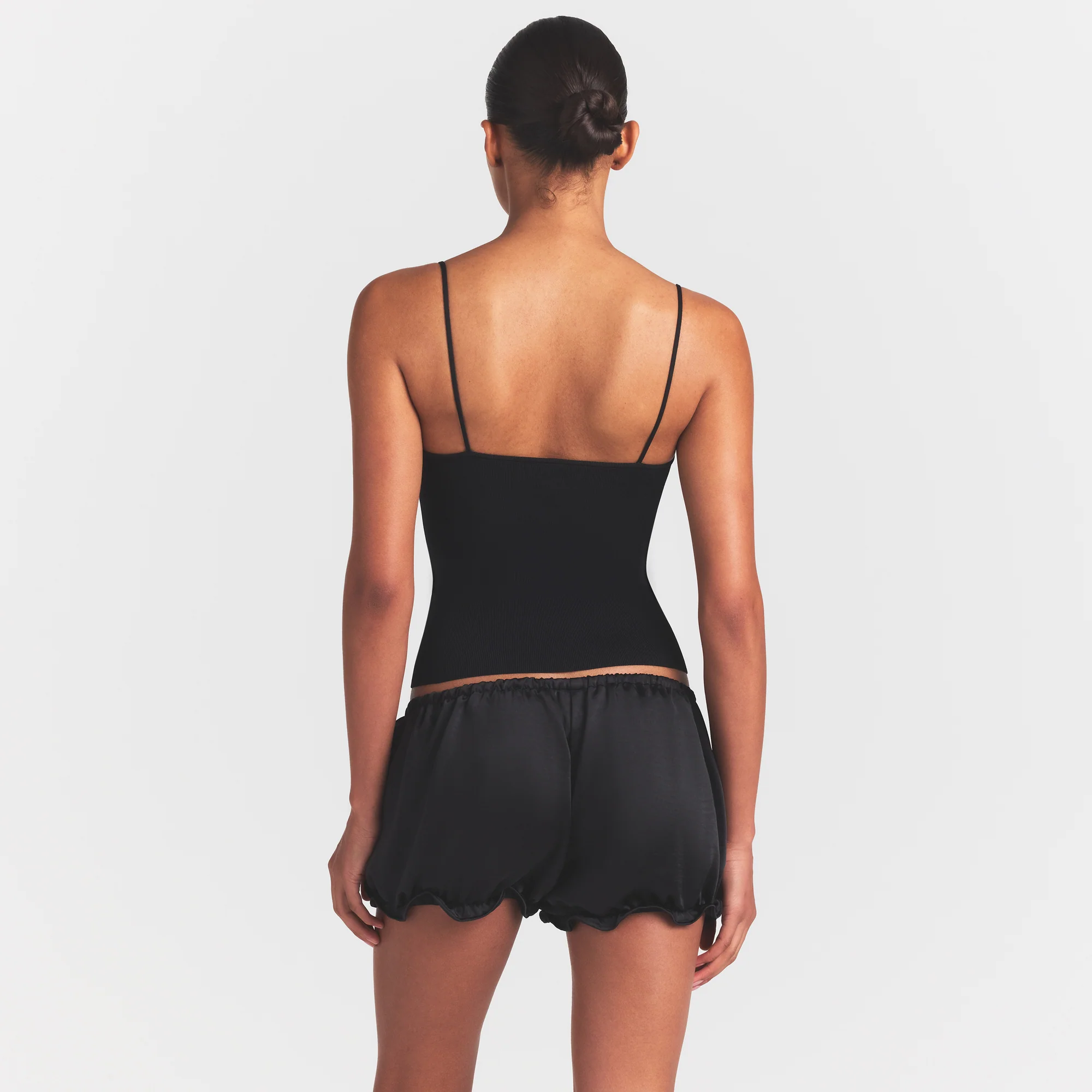 REFINED KNIT CAMI | OBSIDIAN - Image 4
