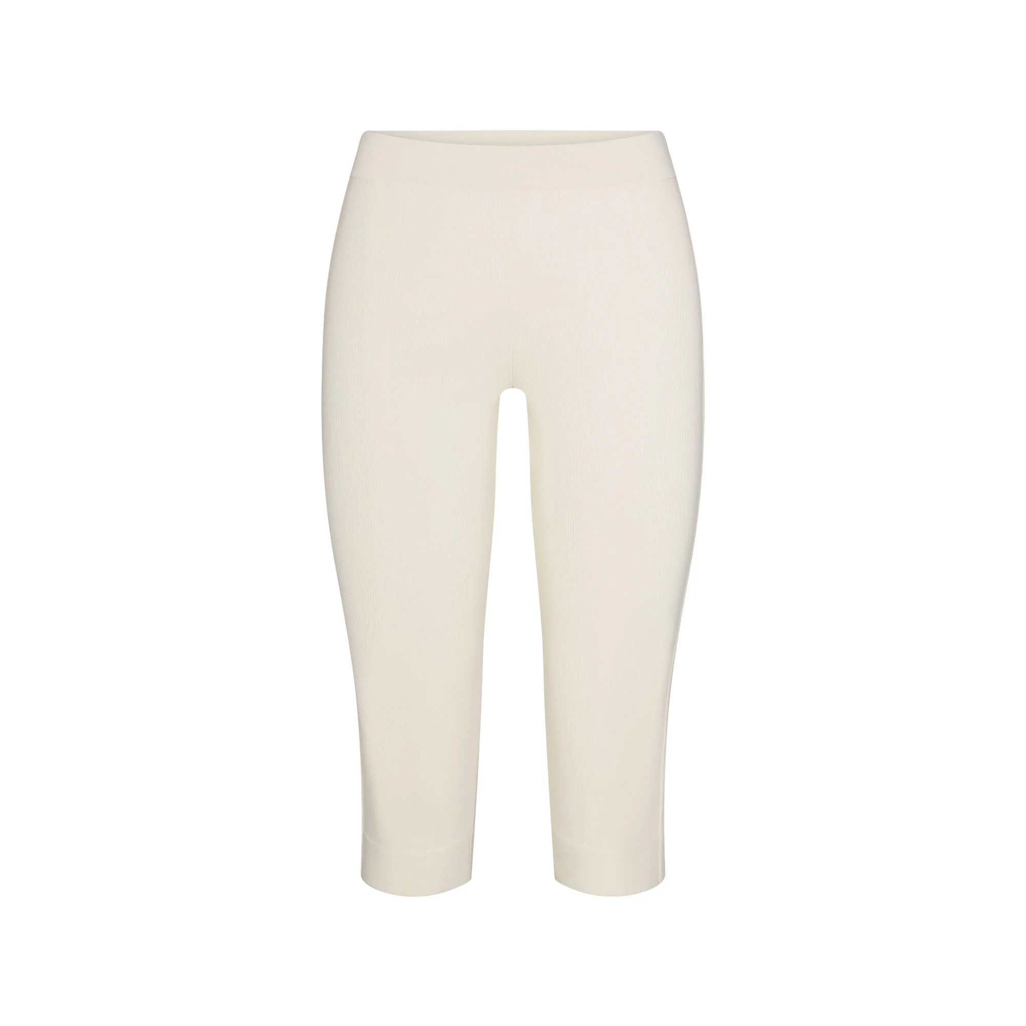 REFINED KNIT CAPRI | EGRET
