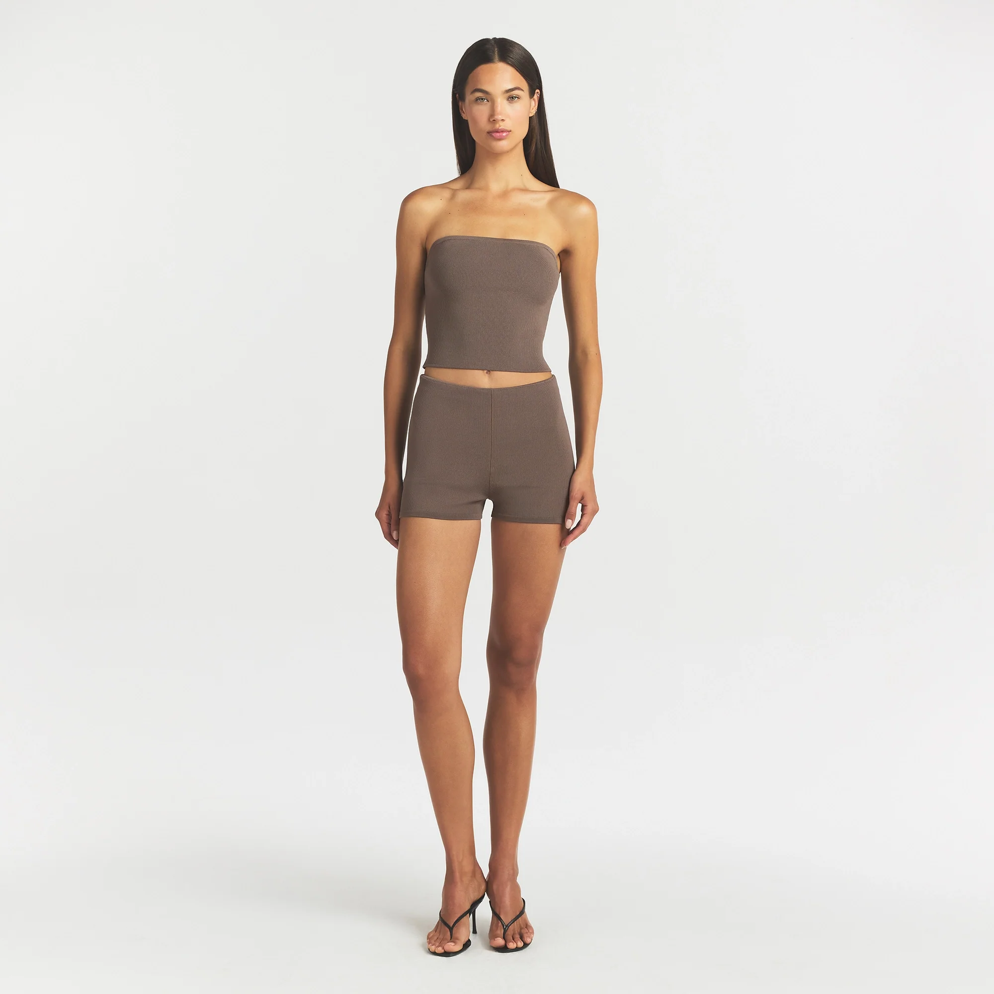 REFINED KNIT HIGH-WAISTED SHORT | AMETHYST - Image 2
