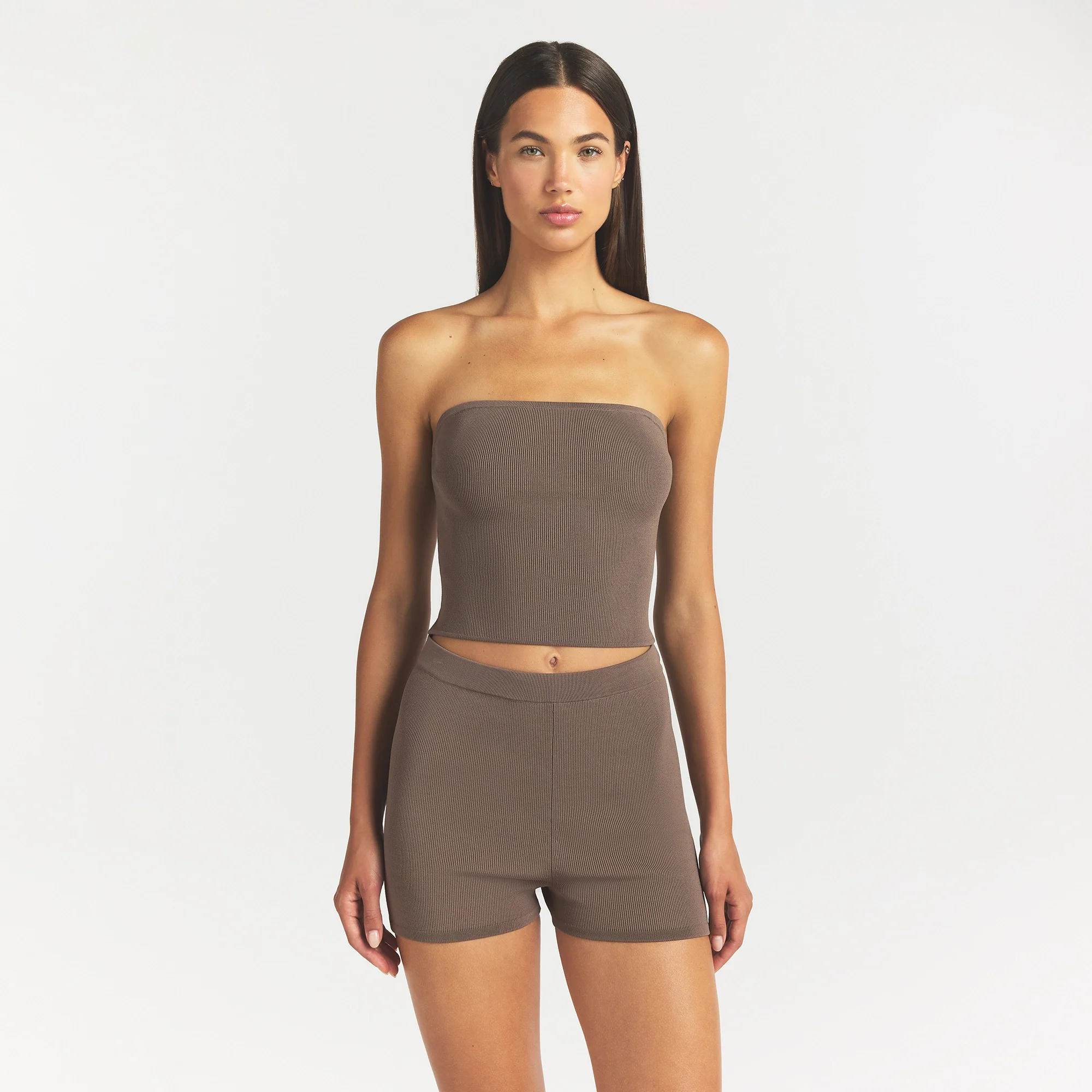 REFINED KNIT HIGH-WAISTED SHORT | AMETHYST - Image 3