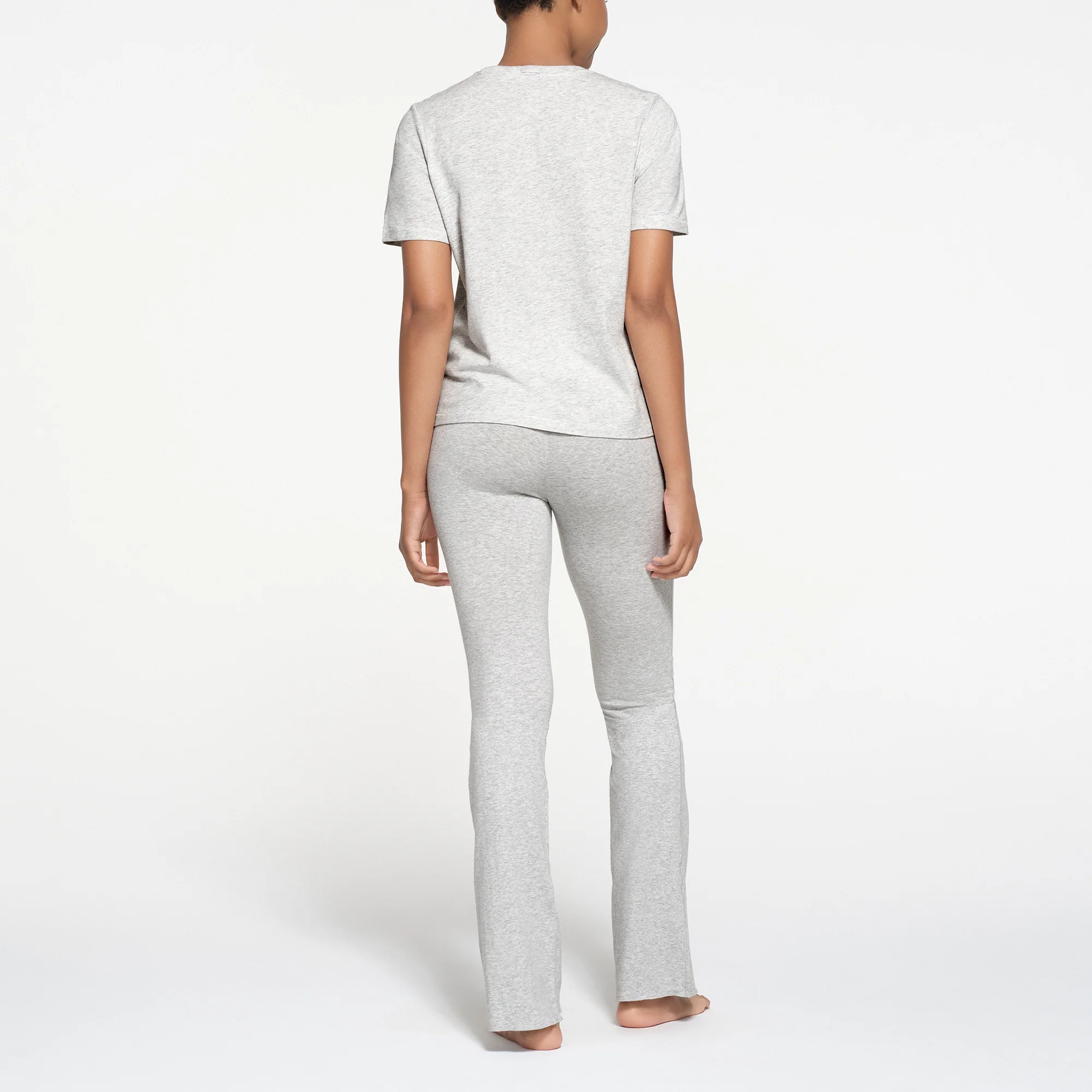RELAXED TEES T-SHIRT | LIGHT HEATHER GREY - Image 4