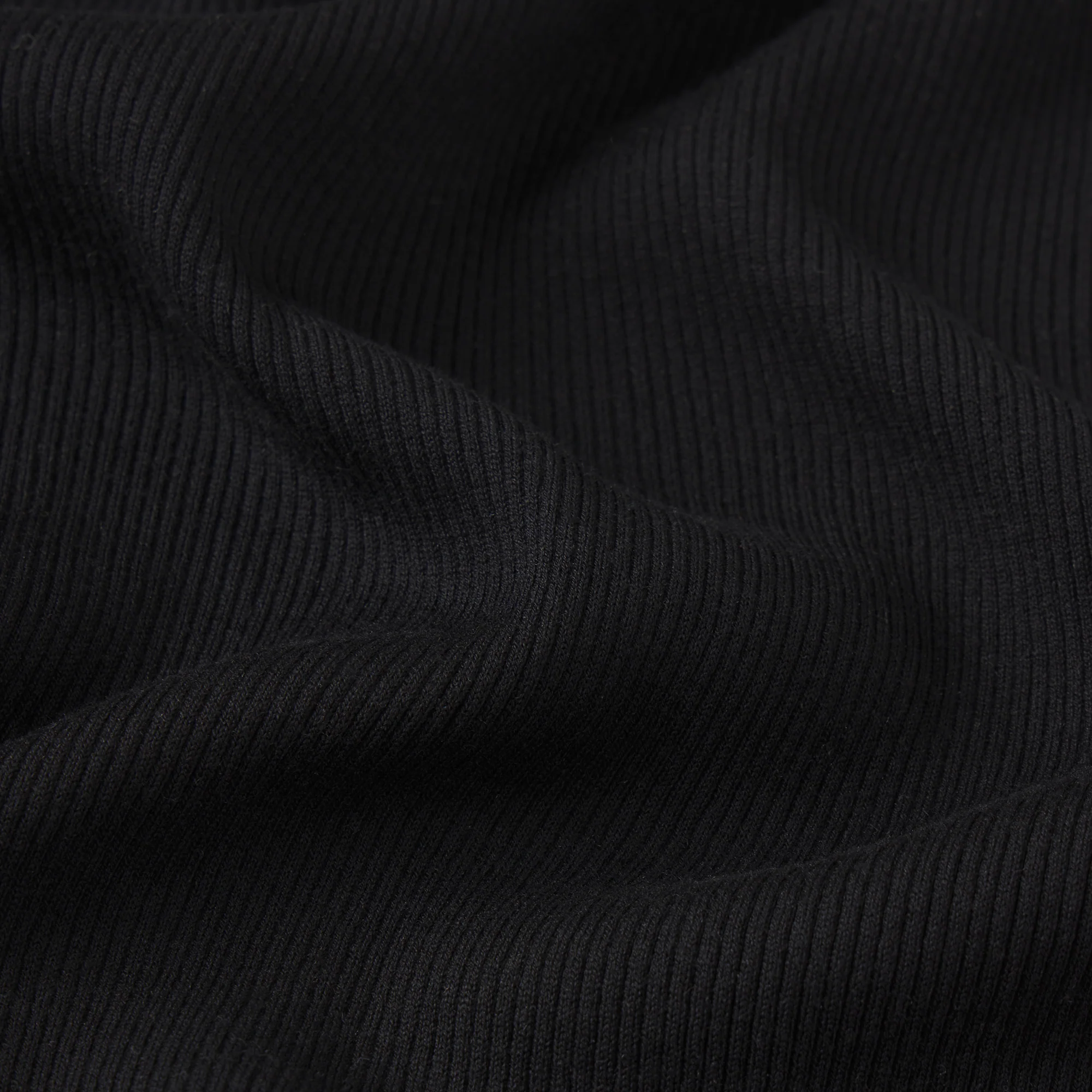 RIB KNIT LACE MIDI SKIRT | OBSIDIAN - Image 7