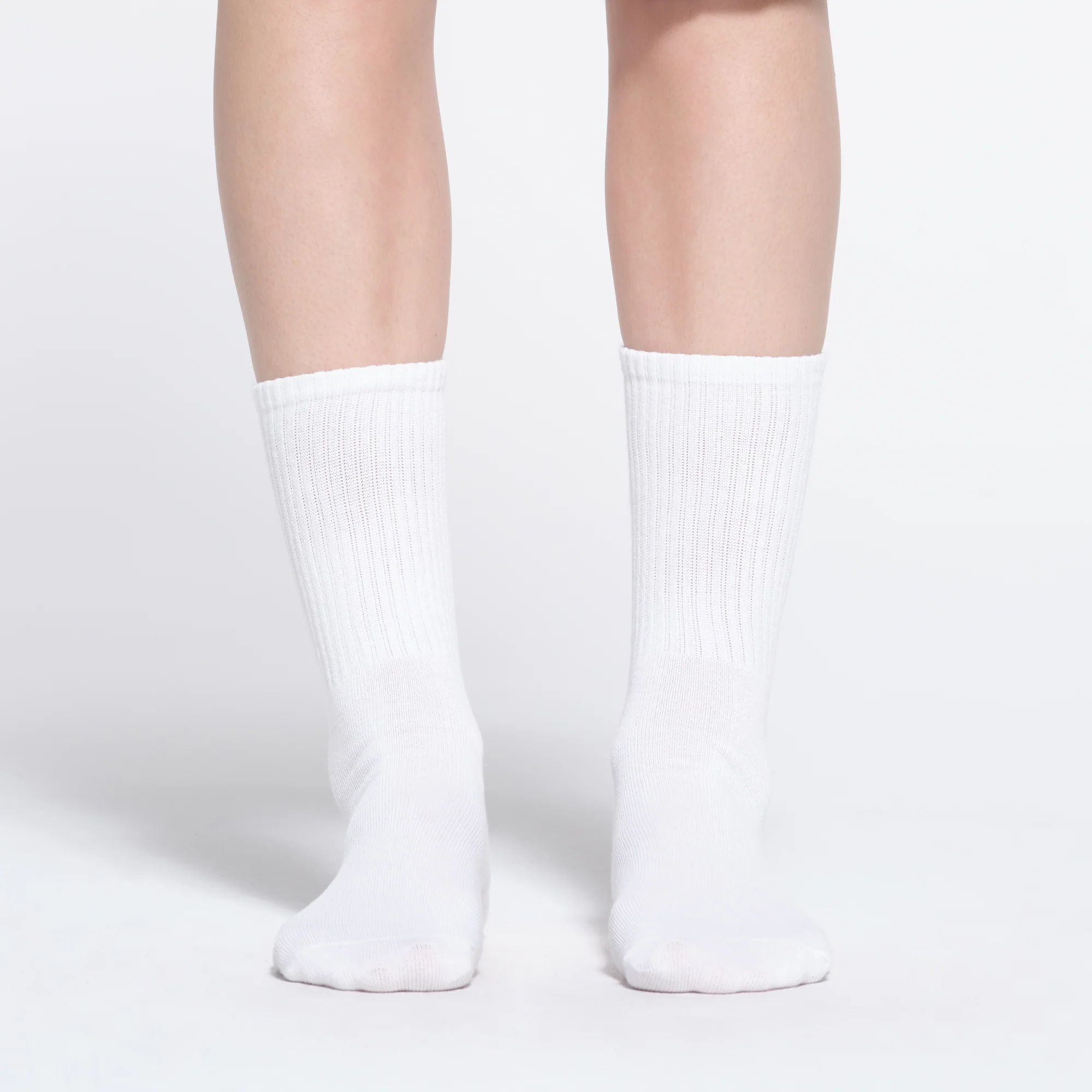 RIBBED CREW SOCK | SNOW - Image 2