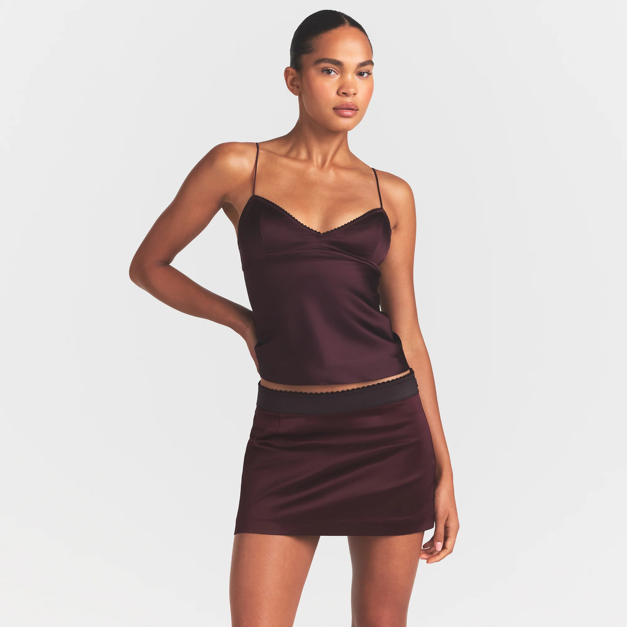 SATIN CAMI | CURRANT - Image 4