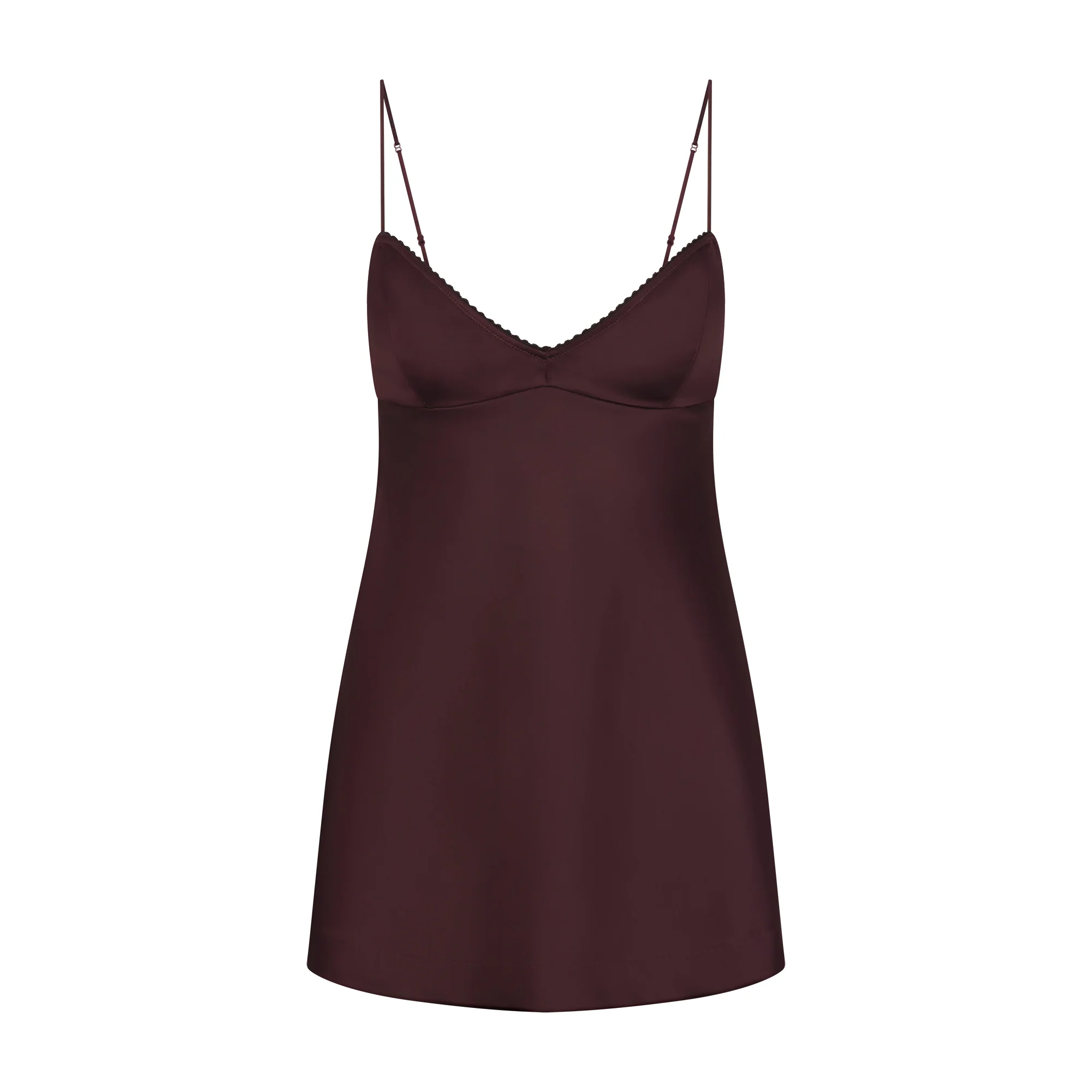 SATIN MINI DRESS | CURRANT