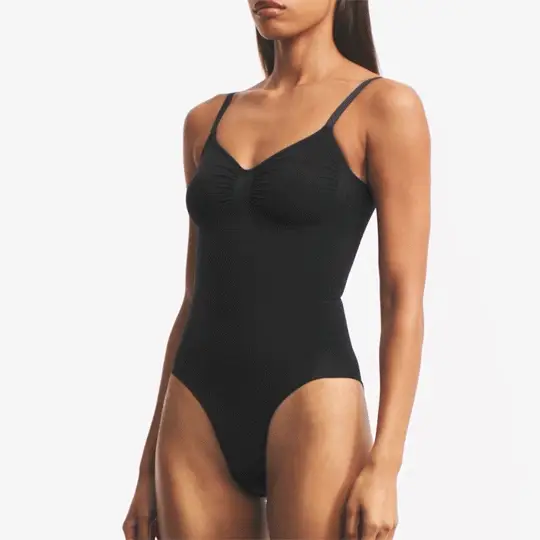 SEAMLESS SCULPT BRIEF BODYSUIT | COCOA - Image 5