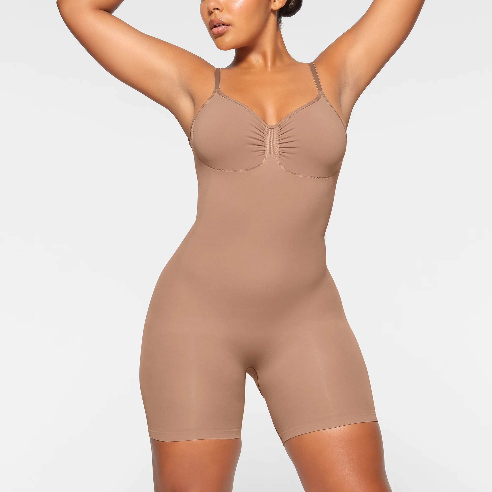 SEAMLESS SCULPT LOW BACK MID THIGH BODYSUIT | SIENNA - Image 3