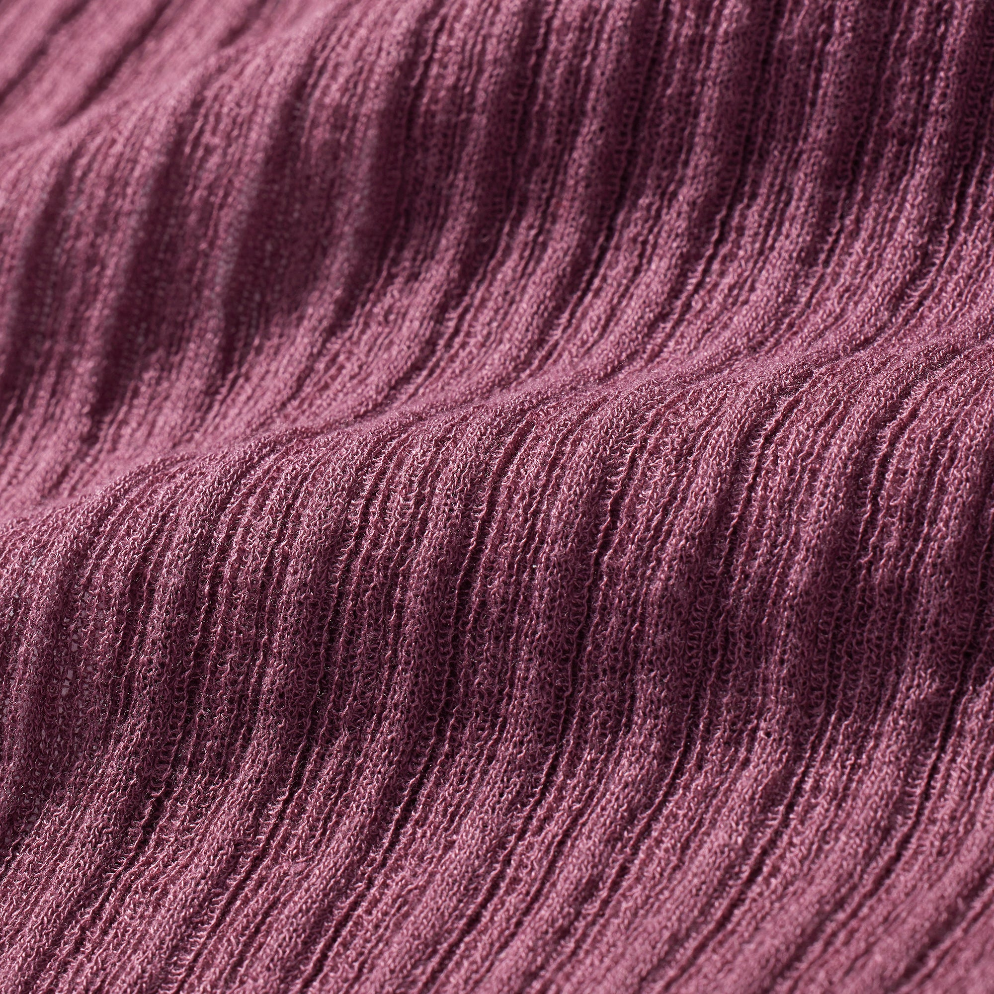 SHEER KNIT FOLDOVER LONG SKIRT | BEET - Image 6