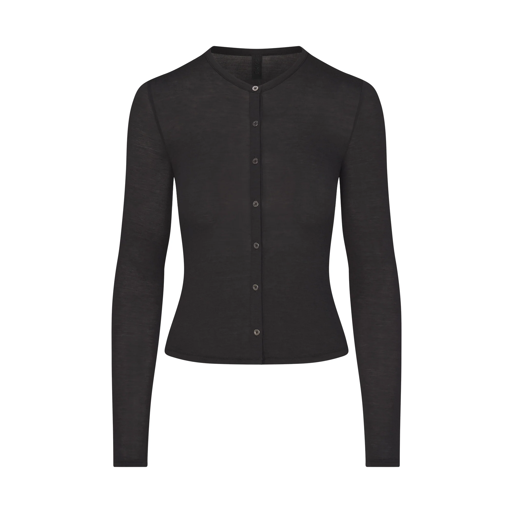 SHEER MODAL CARDIGAN | ONYX