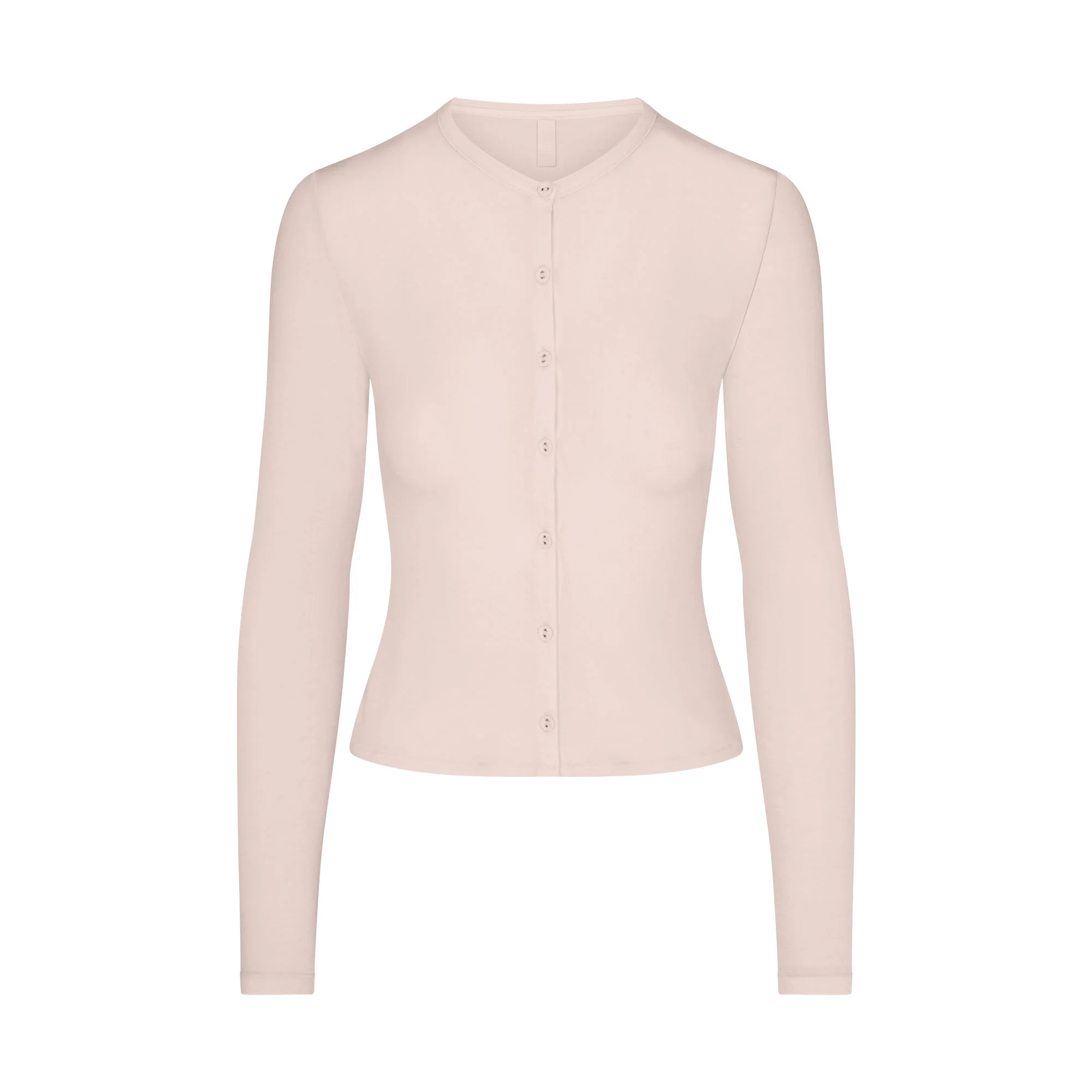 SHEER MODAL CARDIGAN WITH COVERED BUTTONS | PRIMROSE