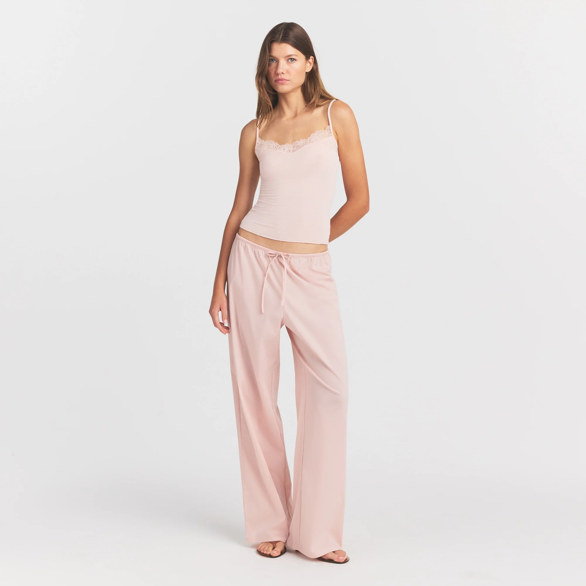 SHEER MODAL LACE CAMI | PRIMROSE - Image 2