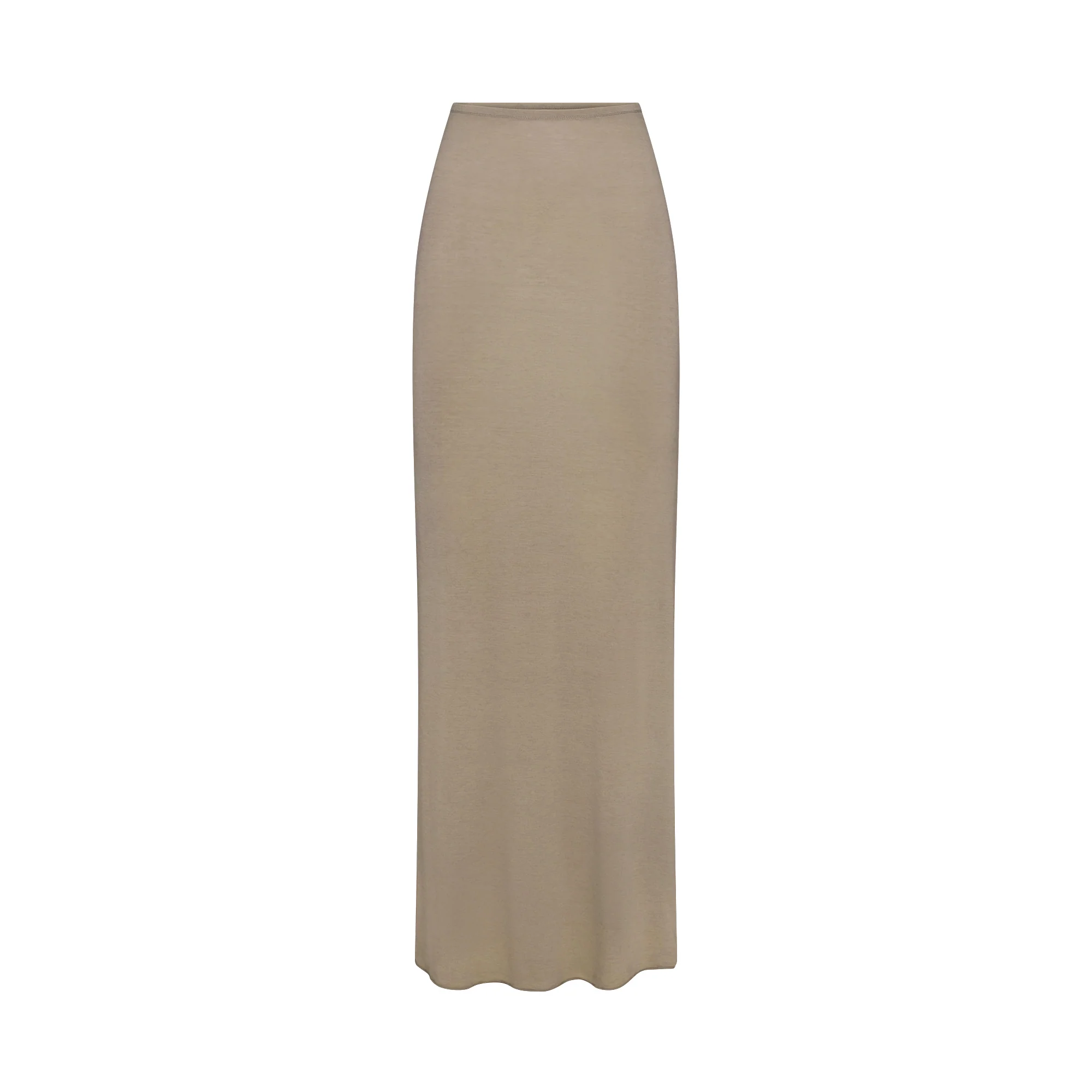 SHEER MODAL LONG SKIRT | DUNE