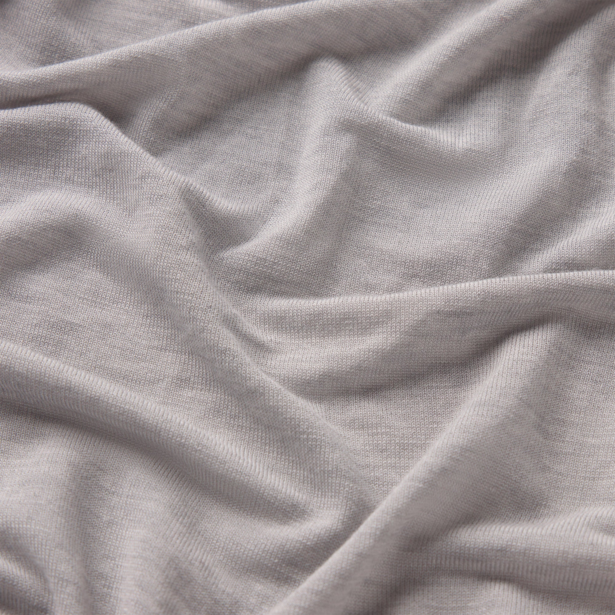 SHEER MODAL LONG T-SHIRT | HEATHER GREY - Image 5